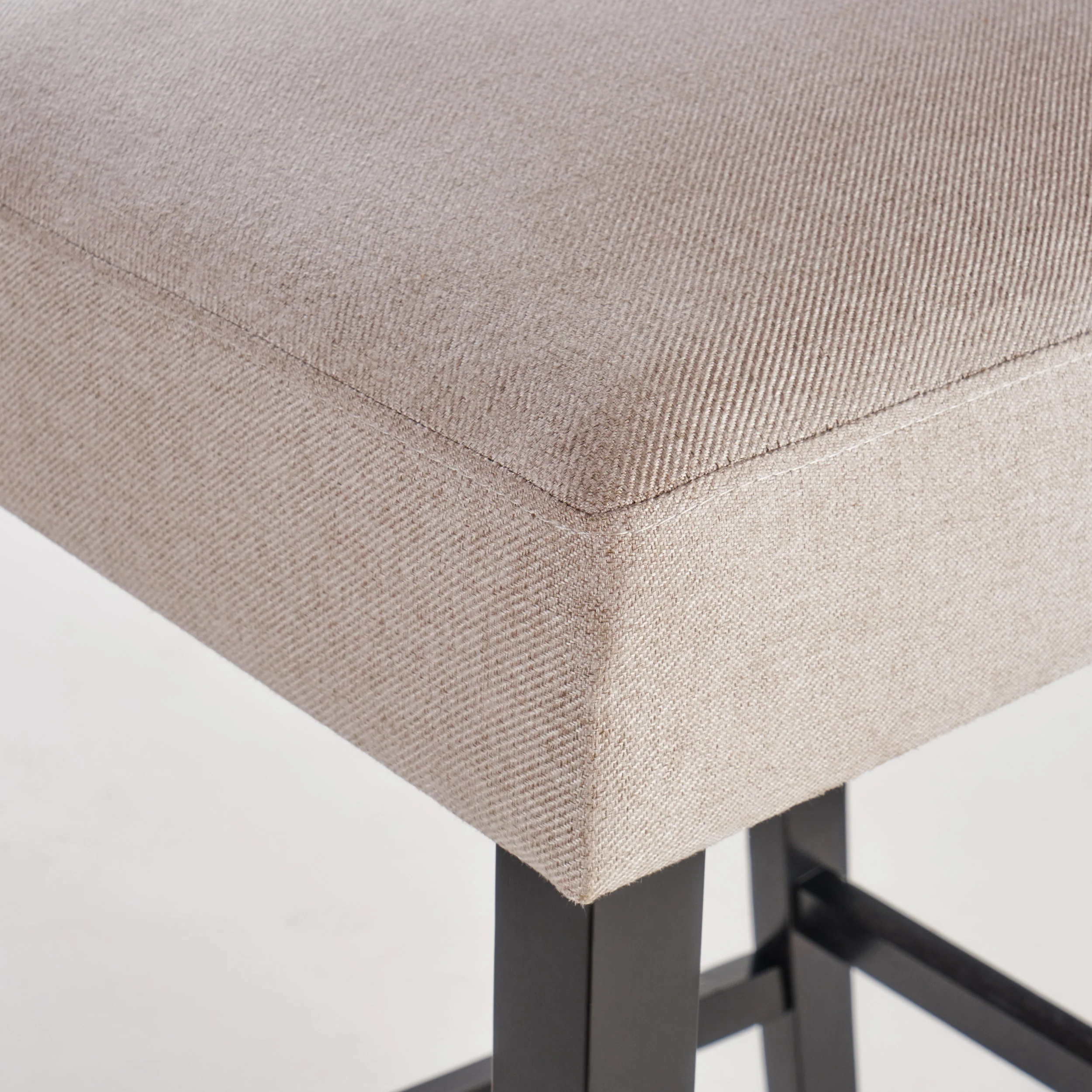 Kainu Wheat Fabric Barstools, Set of 2 - furnishings