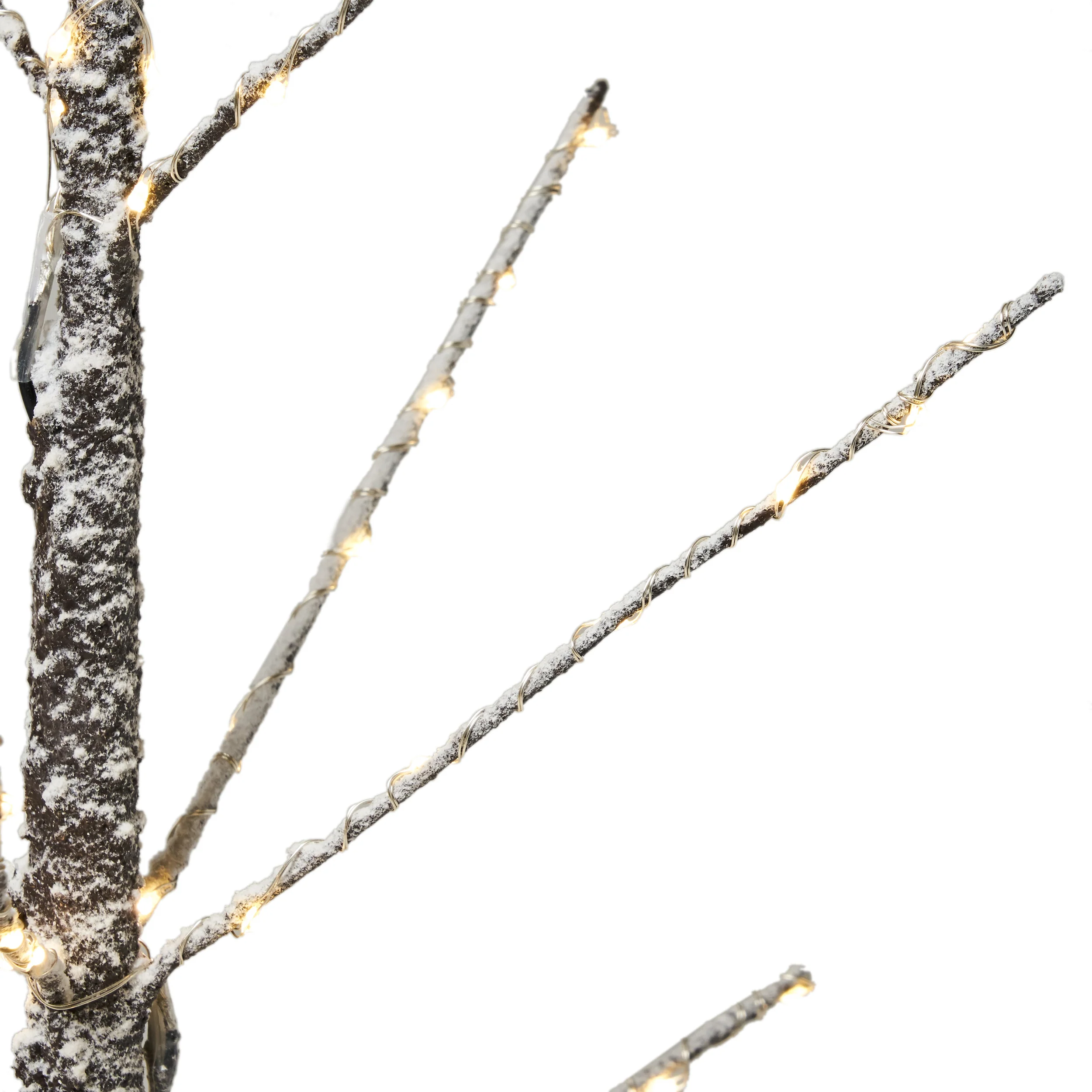 Graycelynn 4-foot Pre-Lit 228 Warm White LED Artificial Christmas Twig Tree - furnishings