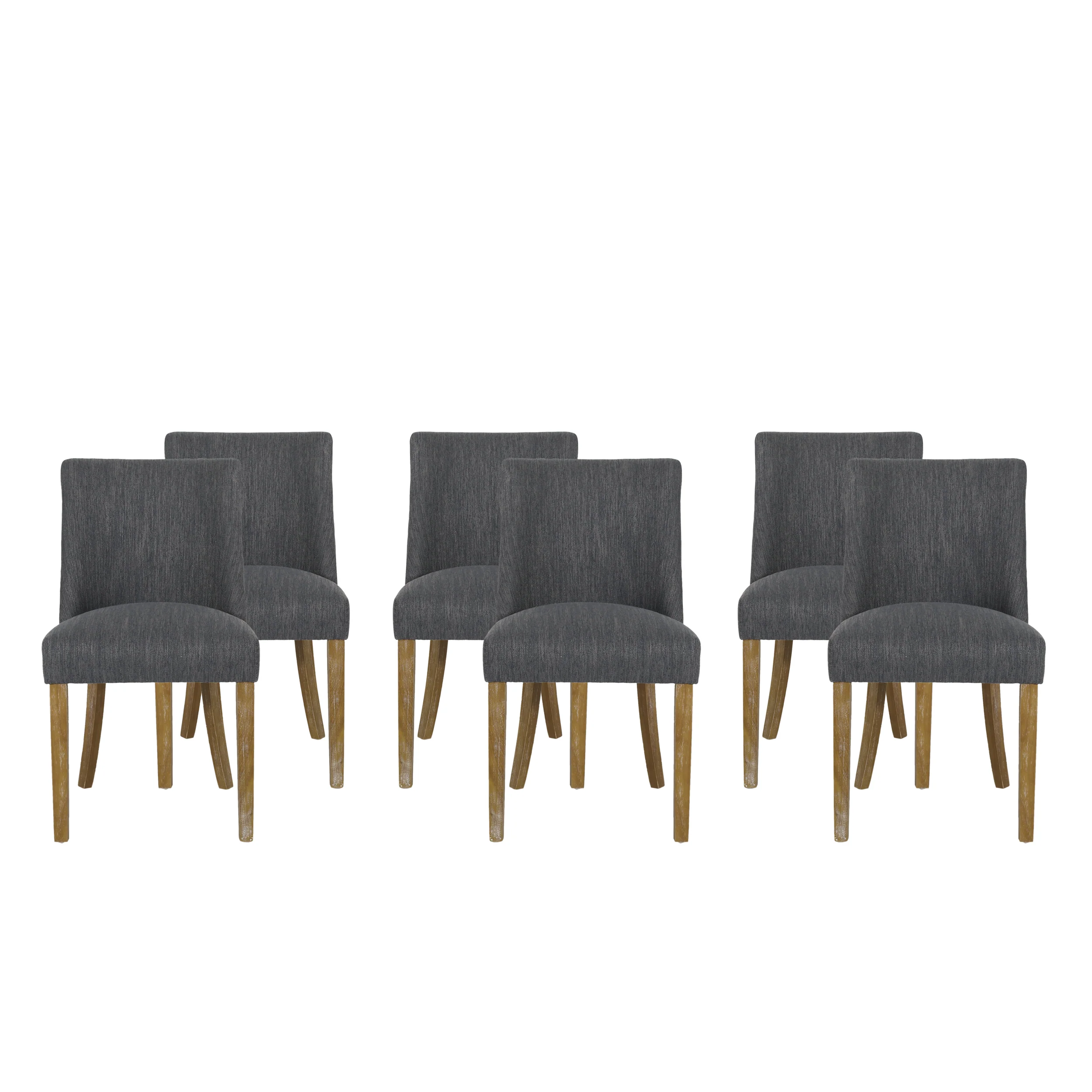 Gladwin Contemporary Fabric Dining Chairs, Set of 6 - furnishings
