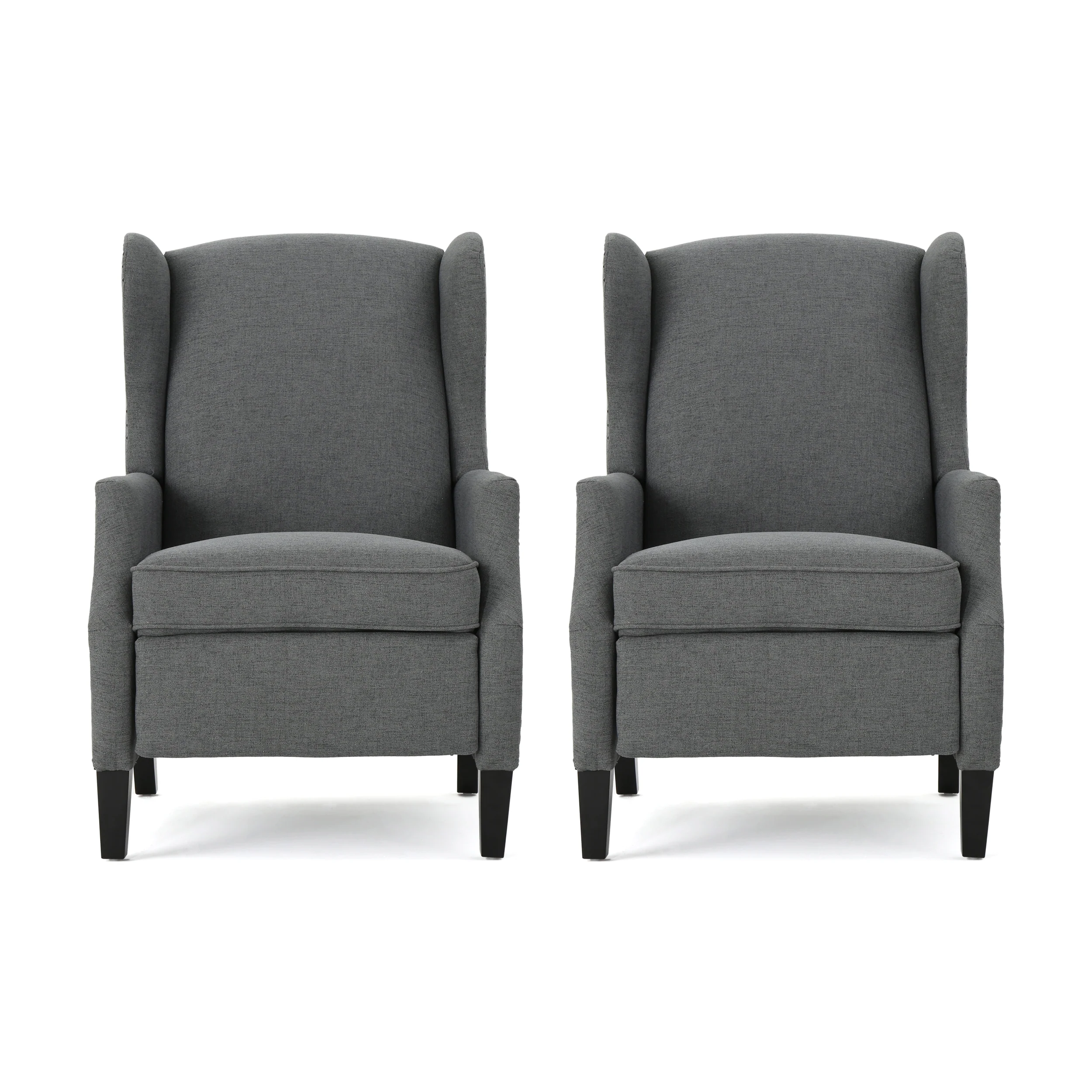 Weyland Contemporary Fabric Recliner (Set of 2) - furnishings