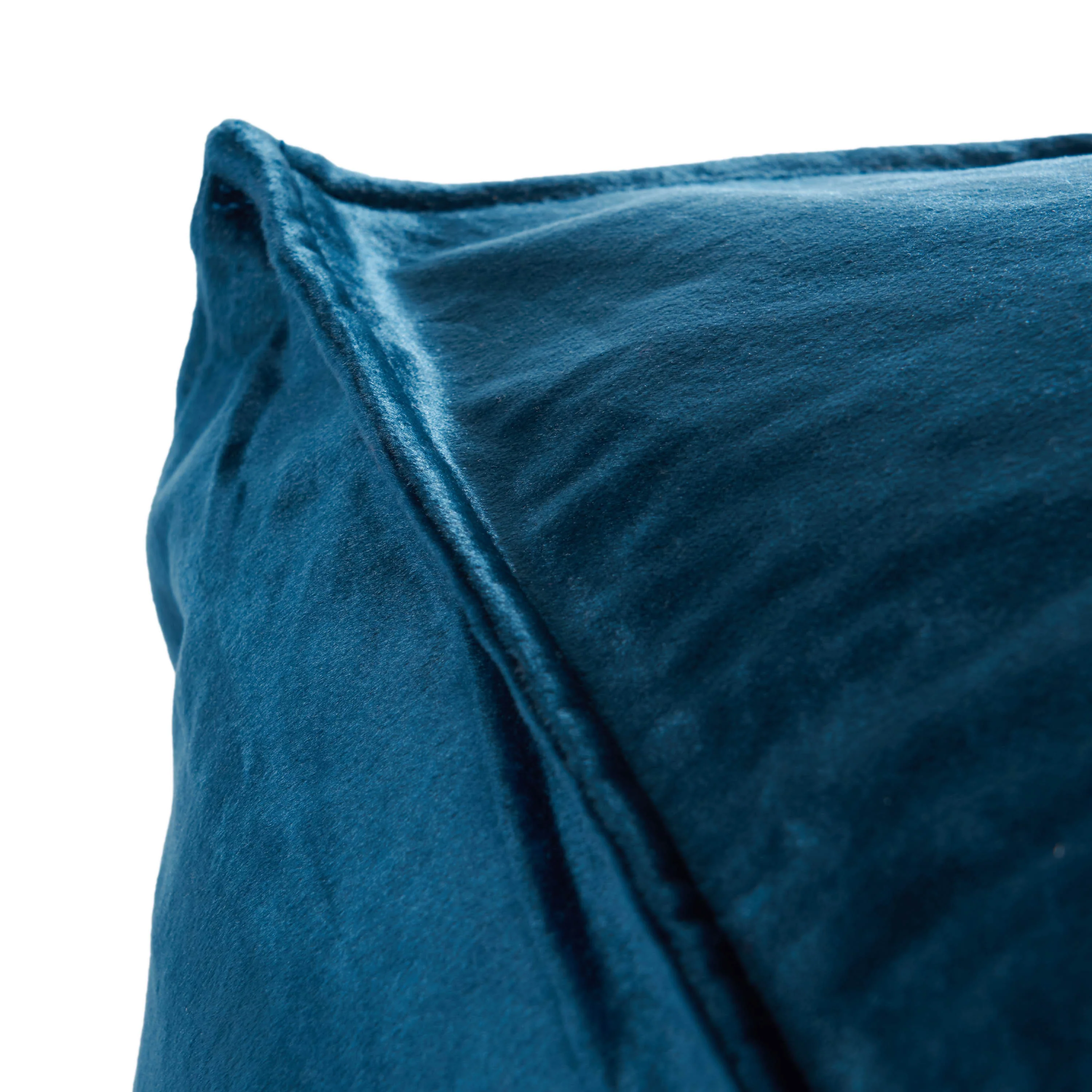 Cytheria Velvet Square Bean Bag Ottoman - furnishings