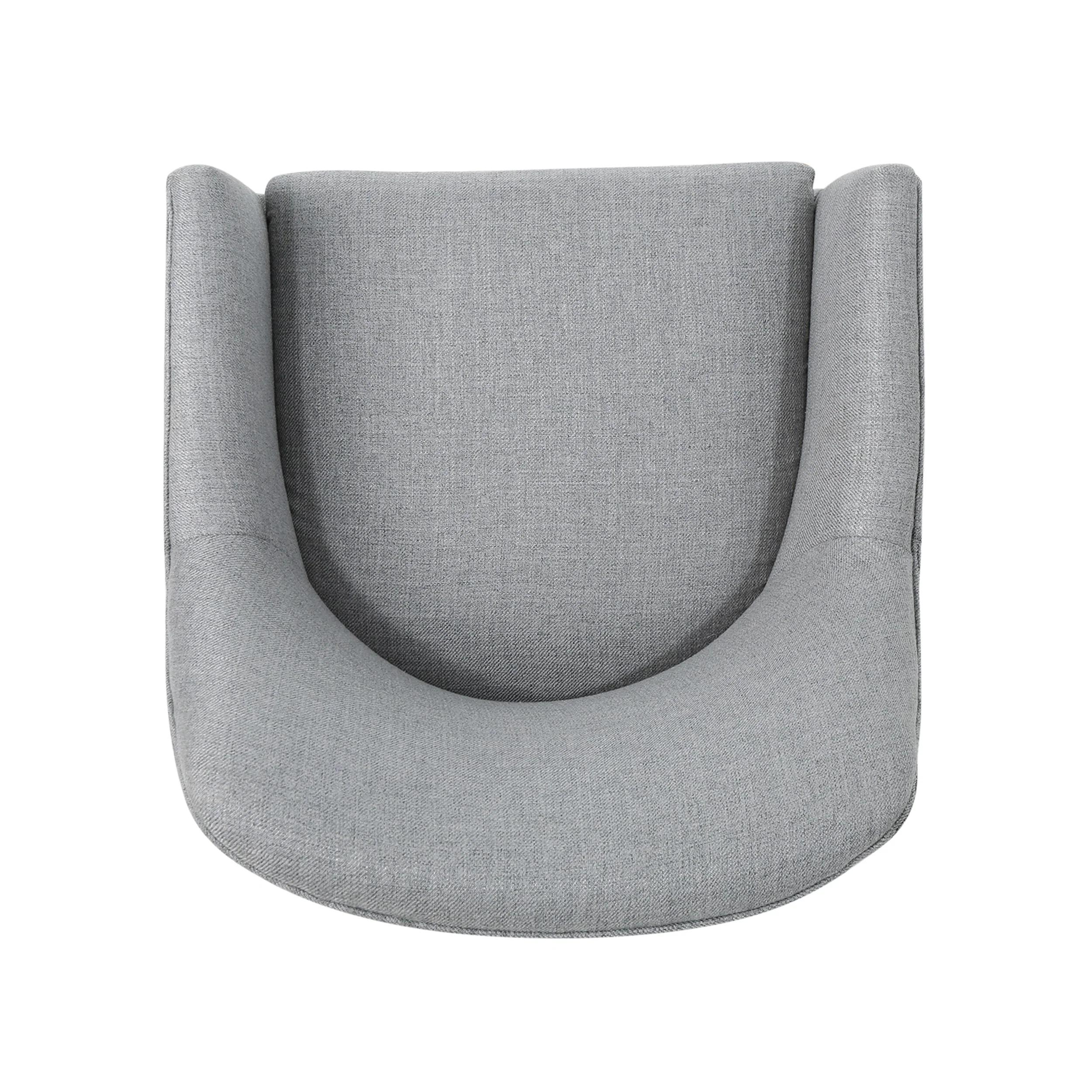 Morgan Mid Century Modern Fabric Home Office Chair with Chrome Base - furnishings