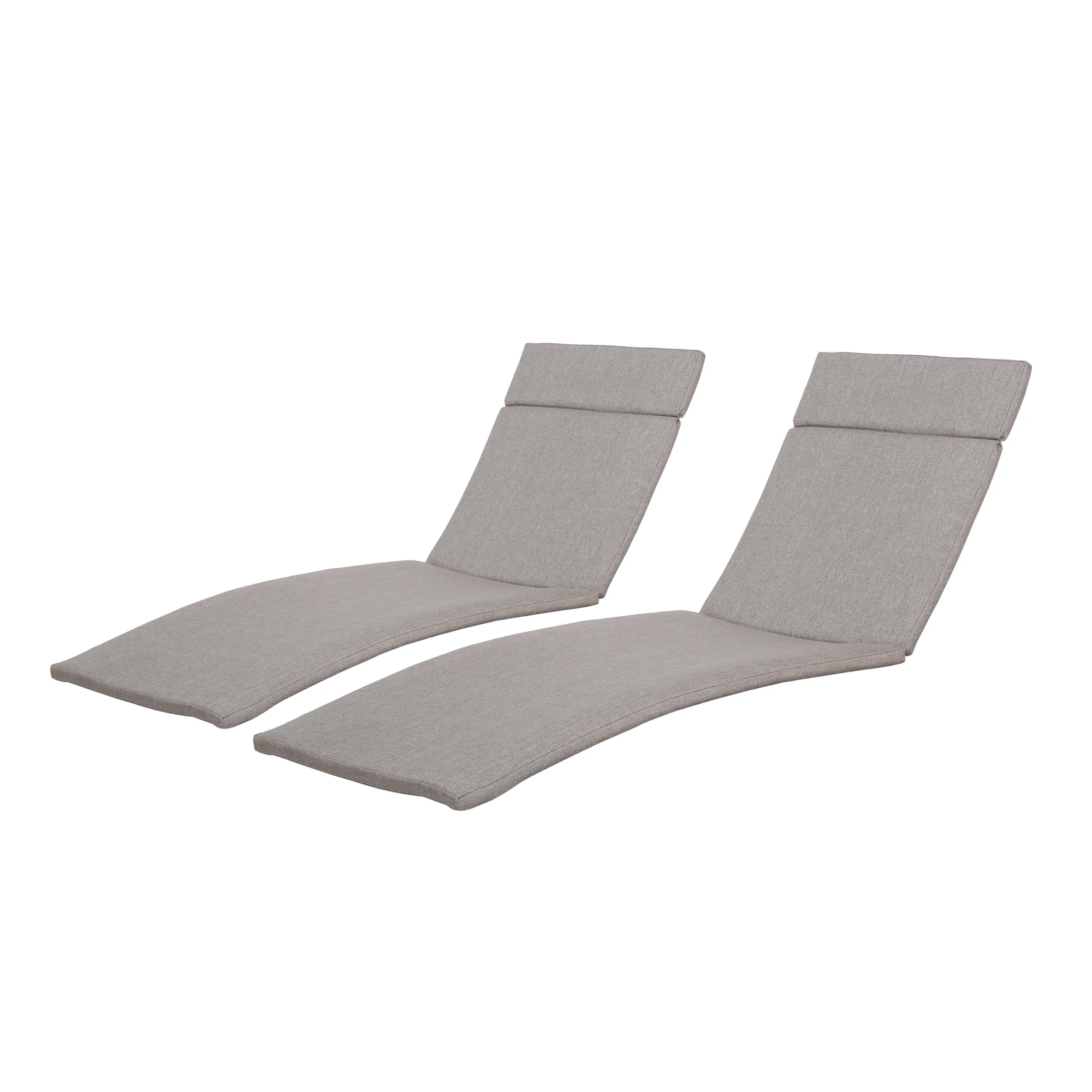 Albany Outdoor Water-Resistant Fabric Chaise Lounge Cushions (Set of 2) - furnishings