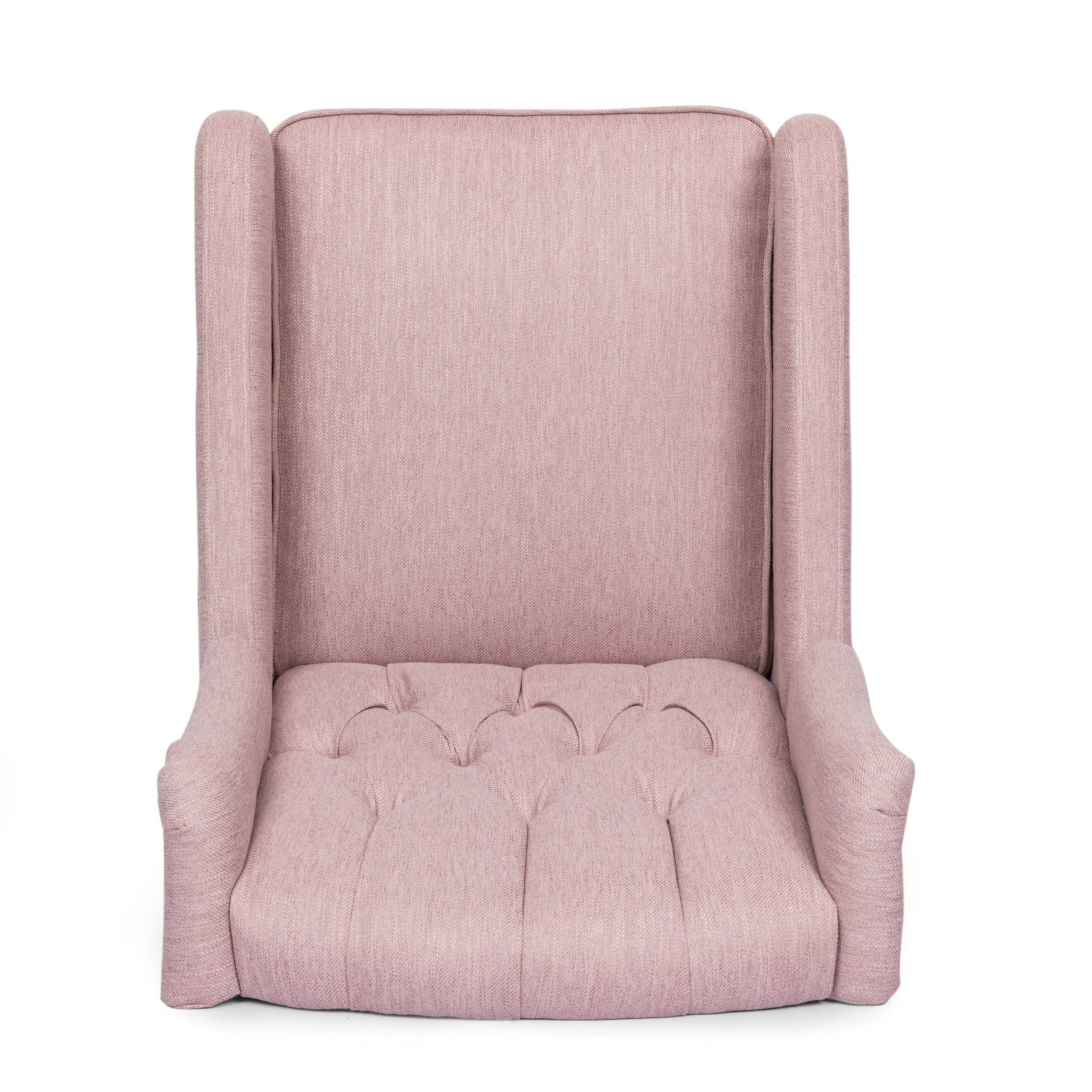 Houck Contemporary Tufted Wingback Swivel Recliner - furnishings