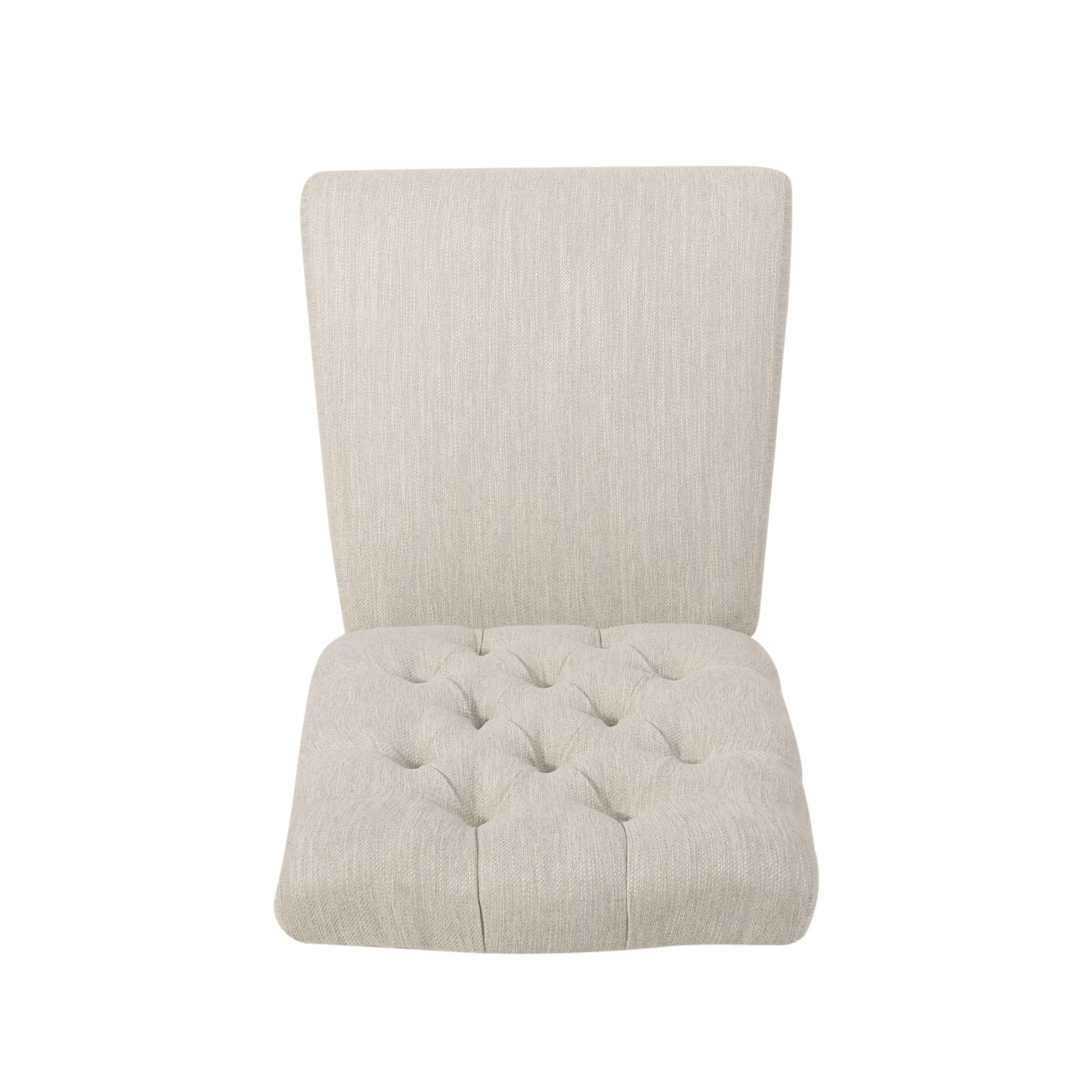 Frances Contemporary Tufted Dining Chairs with Nailhead Trim, Set of 6 - furnishings