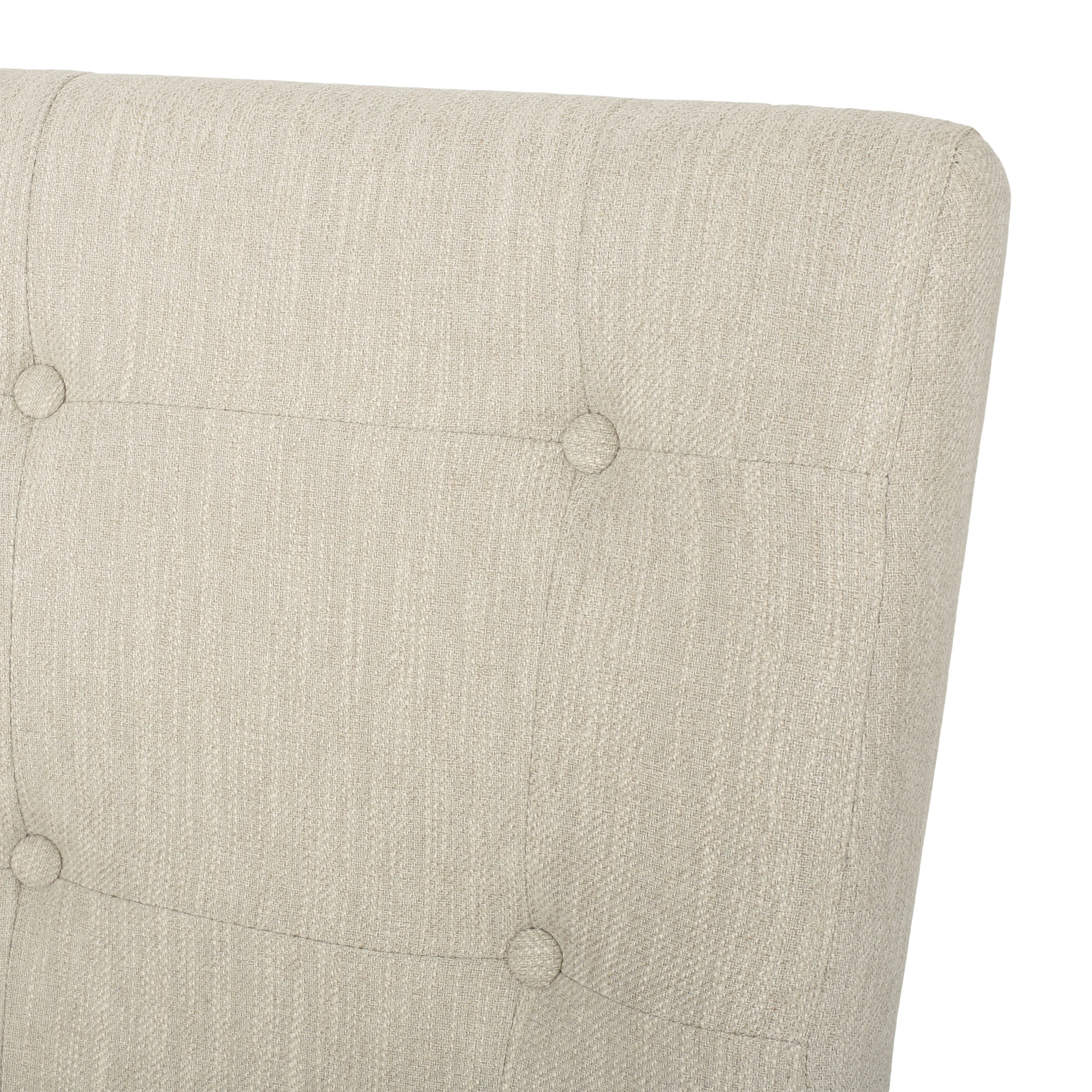 Dellroy Contemporary Fabric Button Tufted 26 Inch Counter Stools, Set of 2 - furnishings