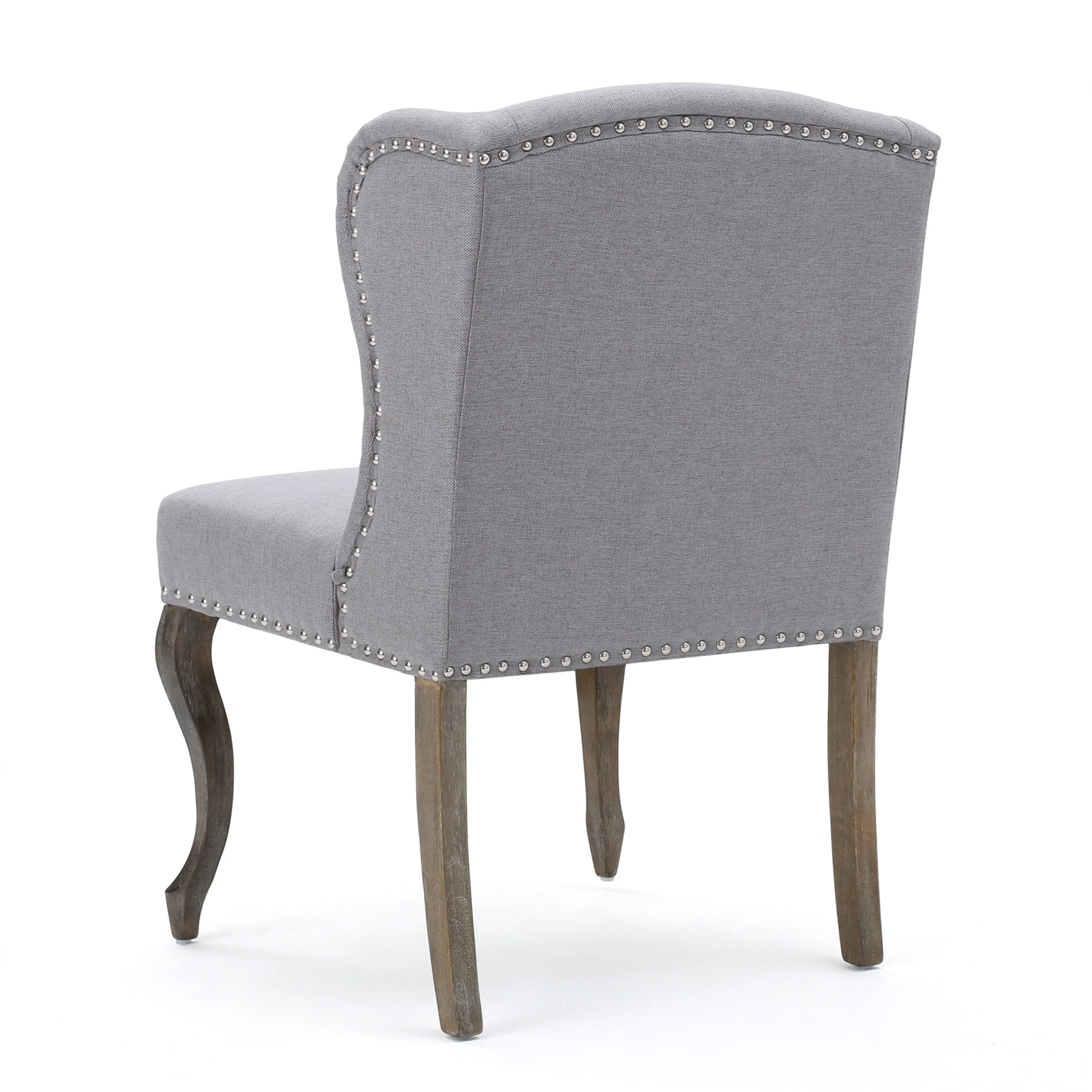 Asheville Modern Fabric Wingback Chair - furnishings