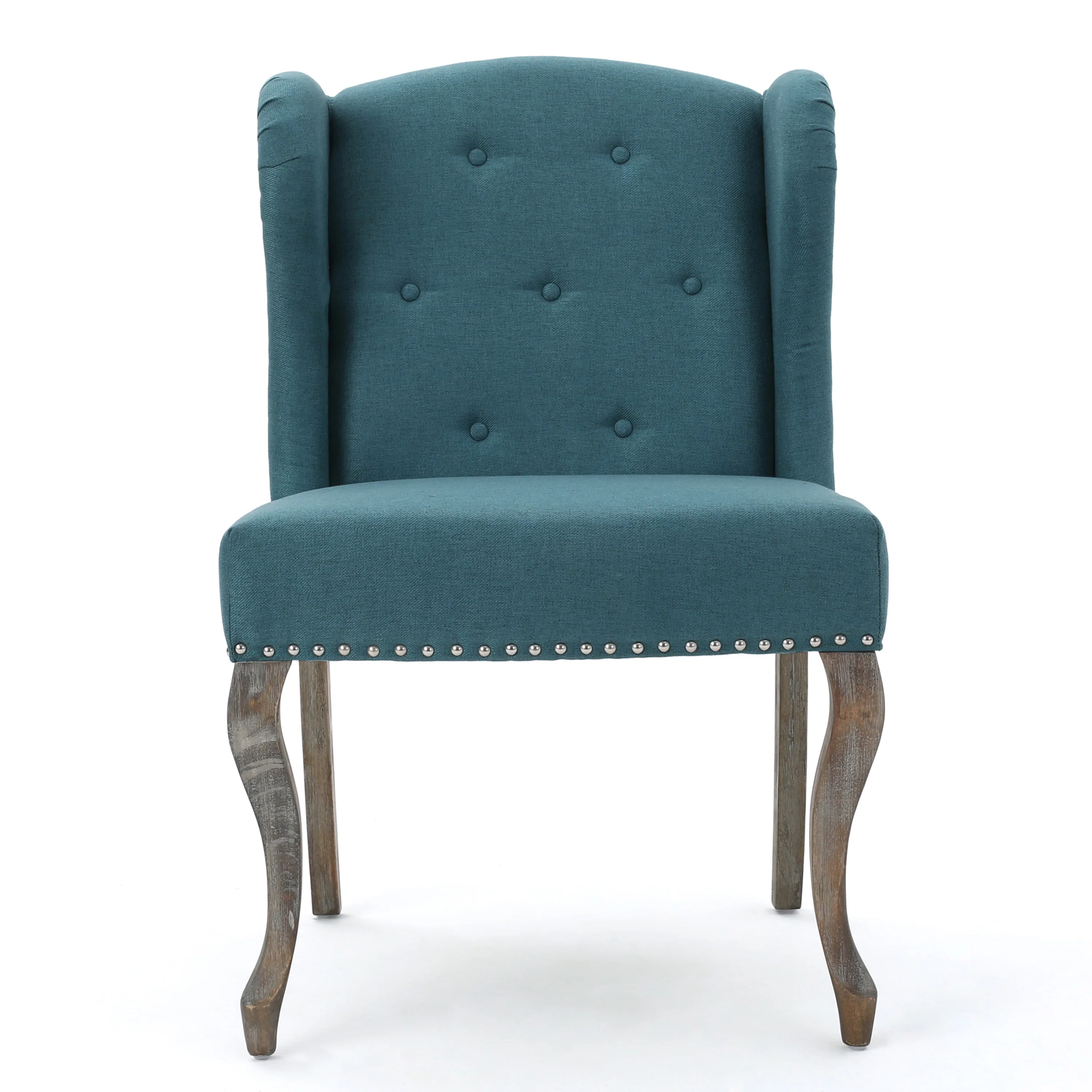 Asheville Modern Fabric Wingback Chair - furnishings