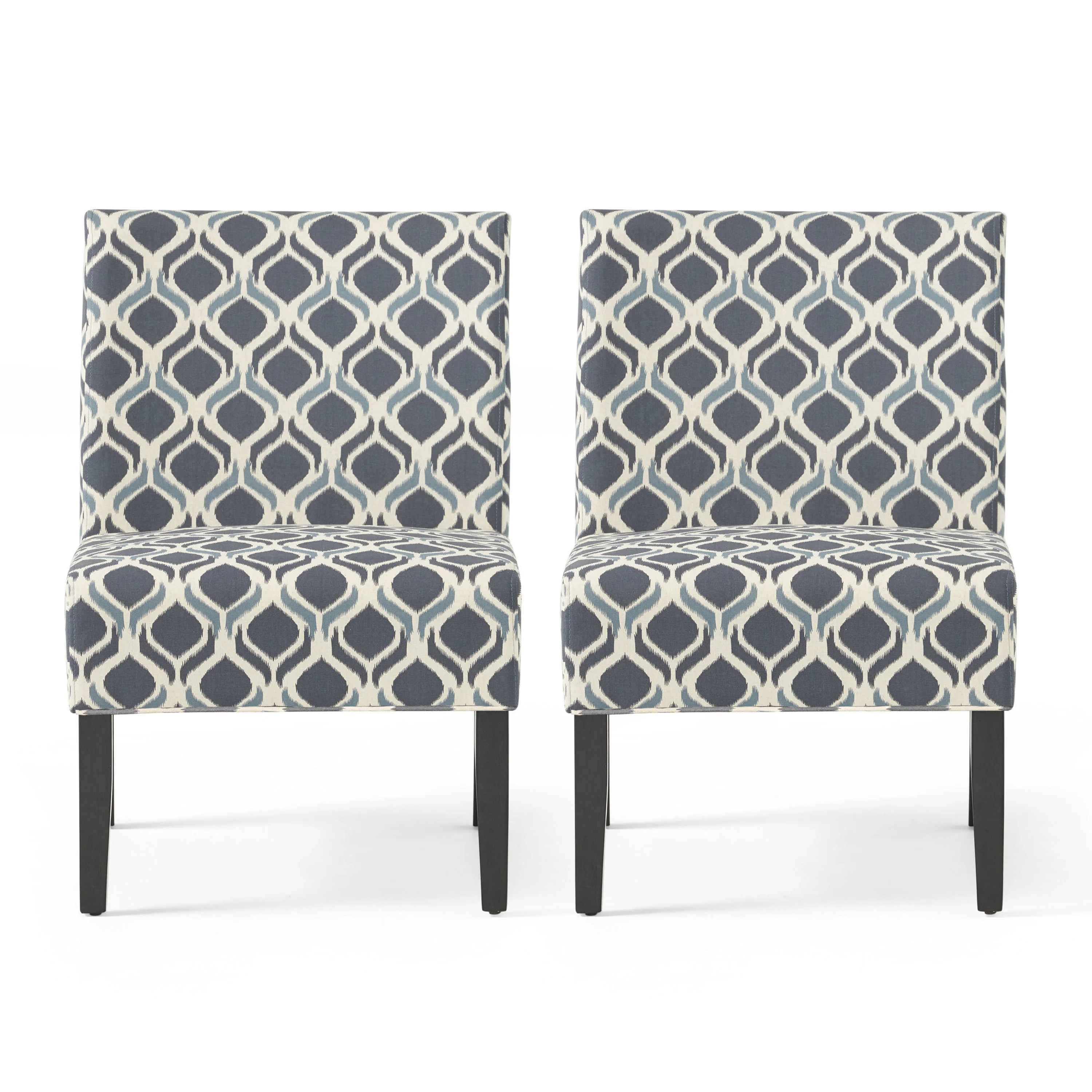 Kalee Contemporary Fabric Slipper Accent Chair - furnishings