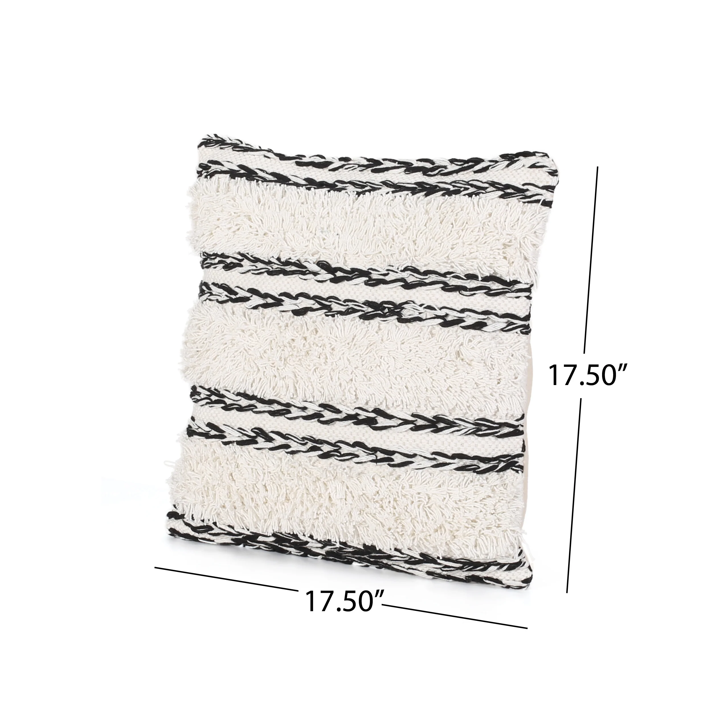 Emoni Boho Cotton Throw Pillow - furnishings