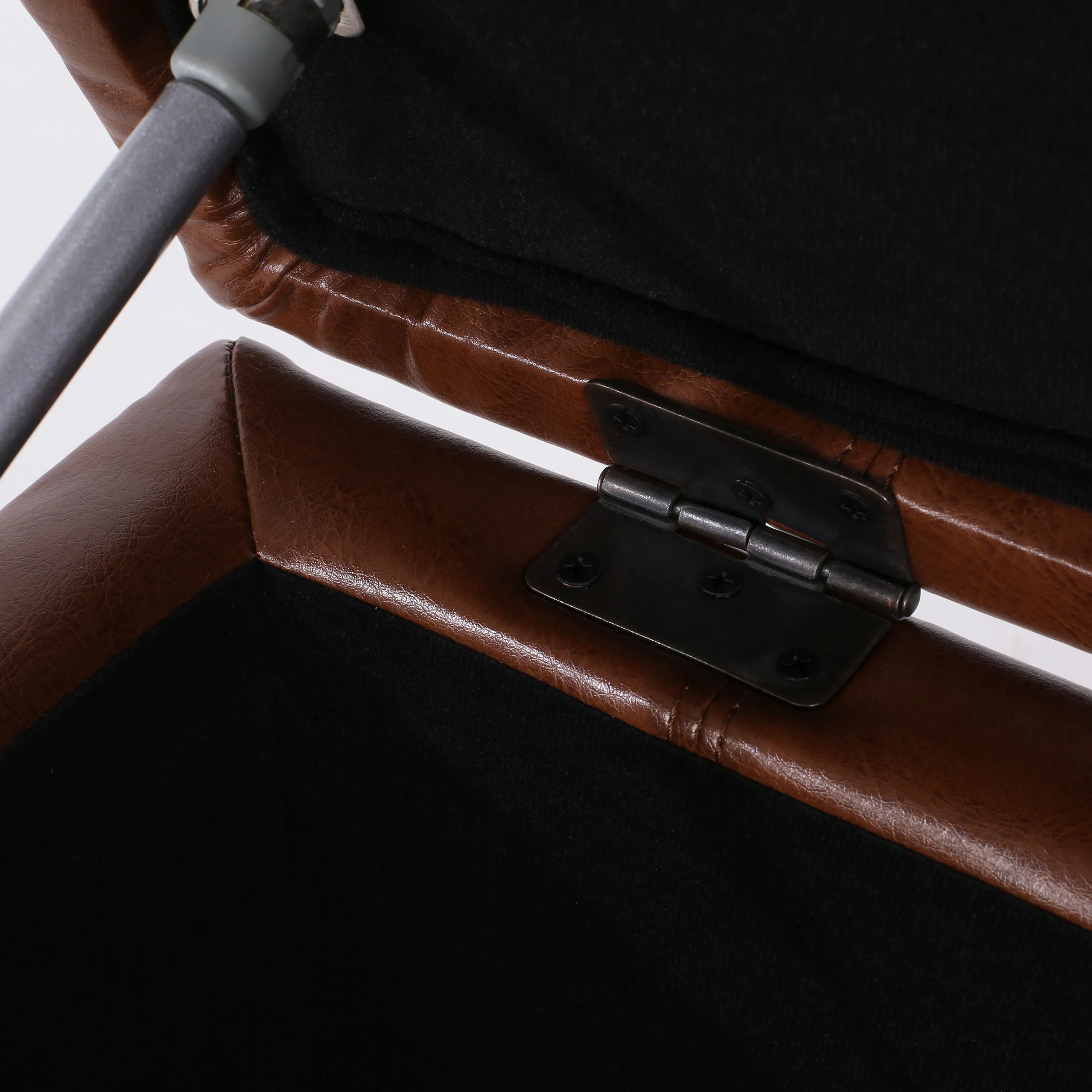 Rigby Faux Leather Storage Ottoman - furnishings