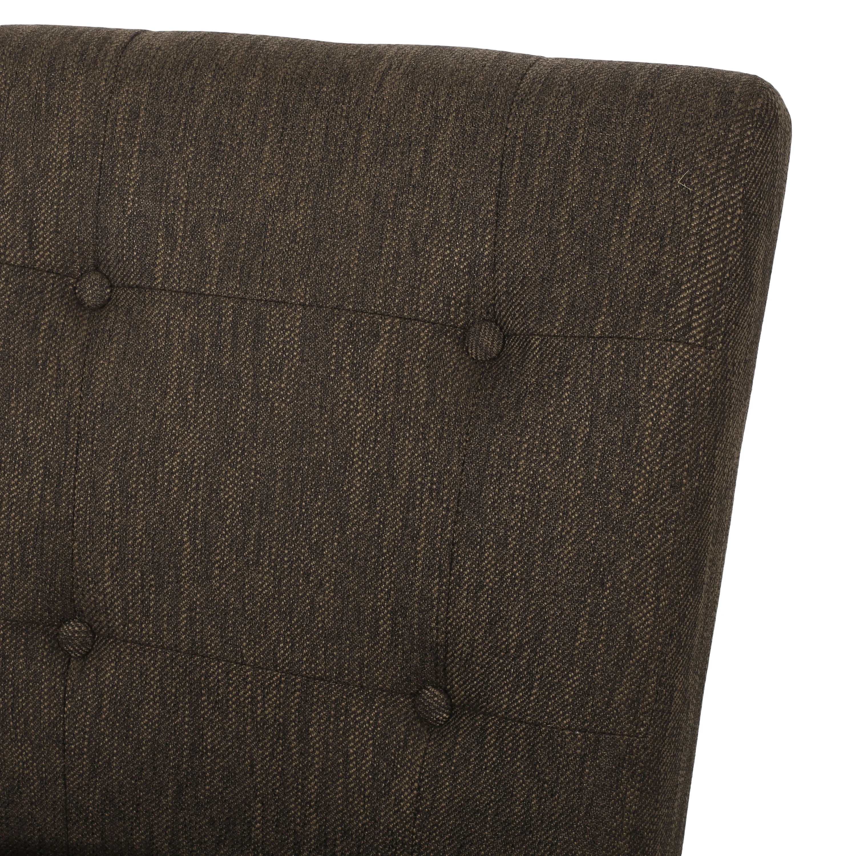 Dellroy Contemporary Fabric Button Tufted 26 Inch Counter Stools, Set of 2 - furnishings