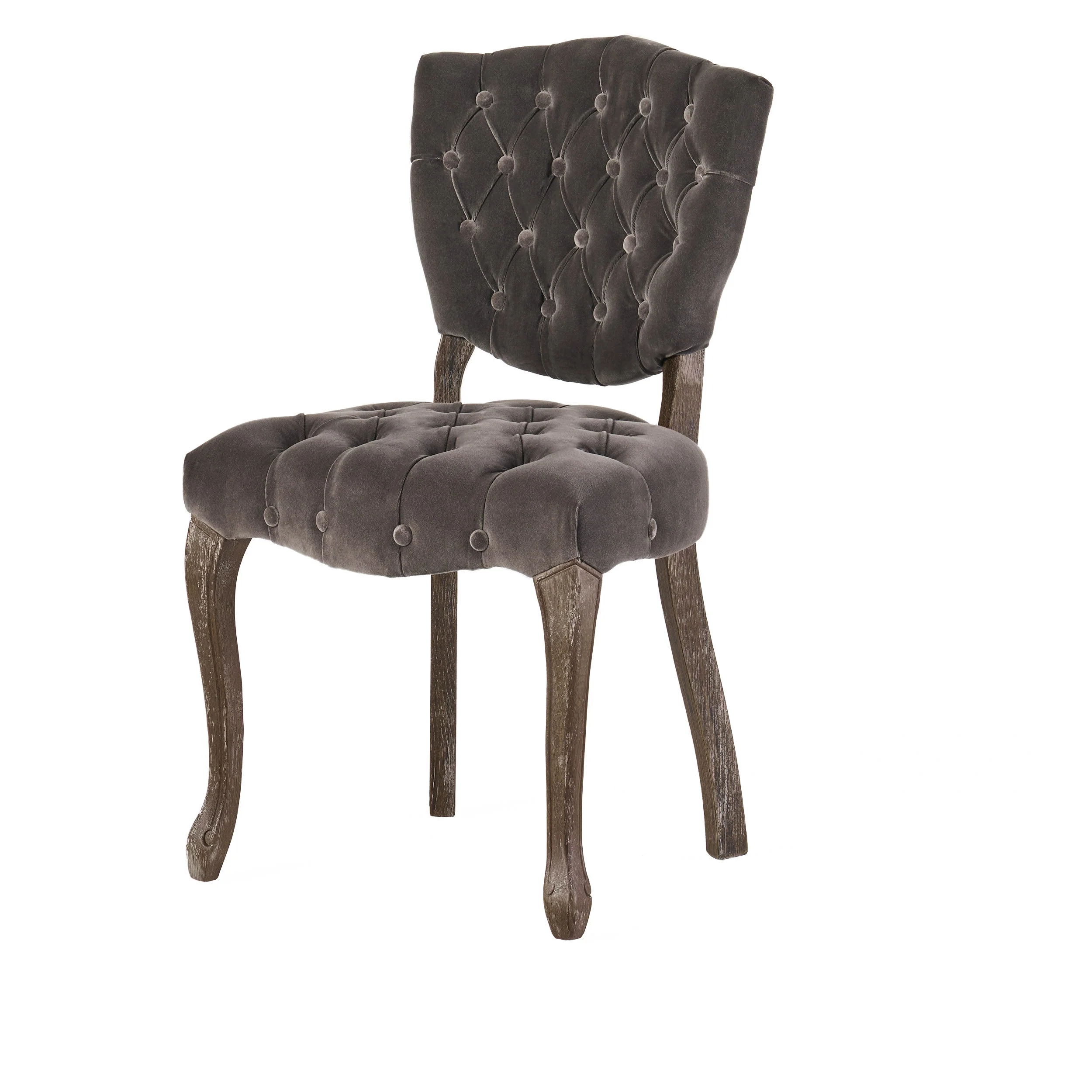 Violetta French Design Charcoal Dining Chair (Set of 2) - furnishings