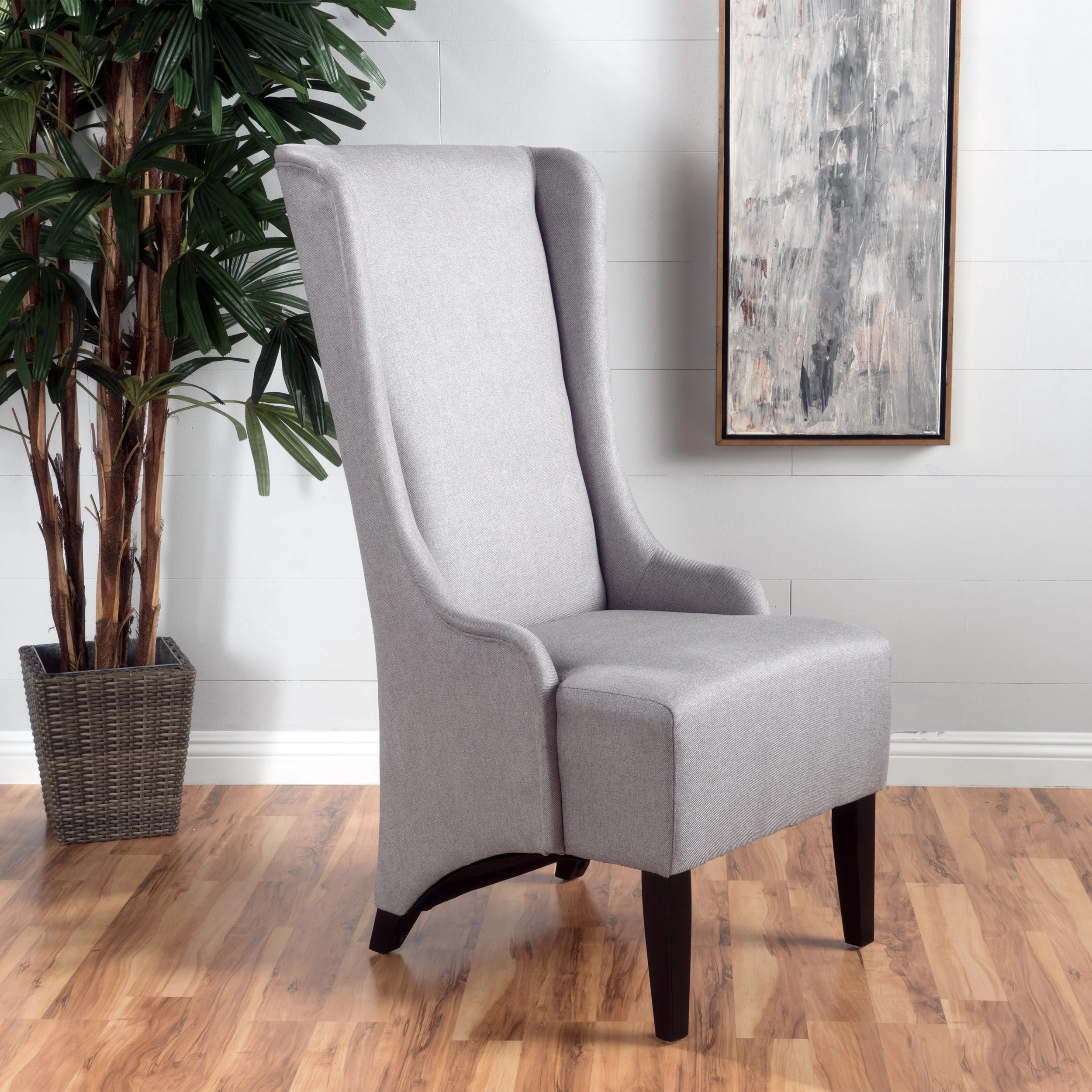 Sheldon Traditional Design High Back Fabric Dining Chair - furnishings