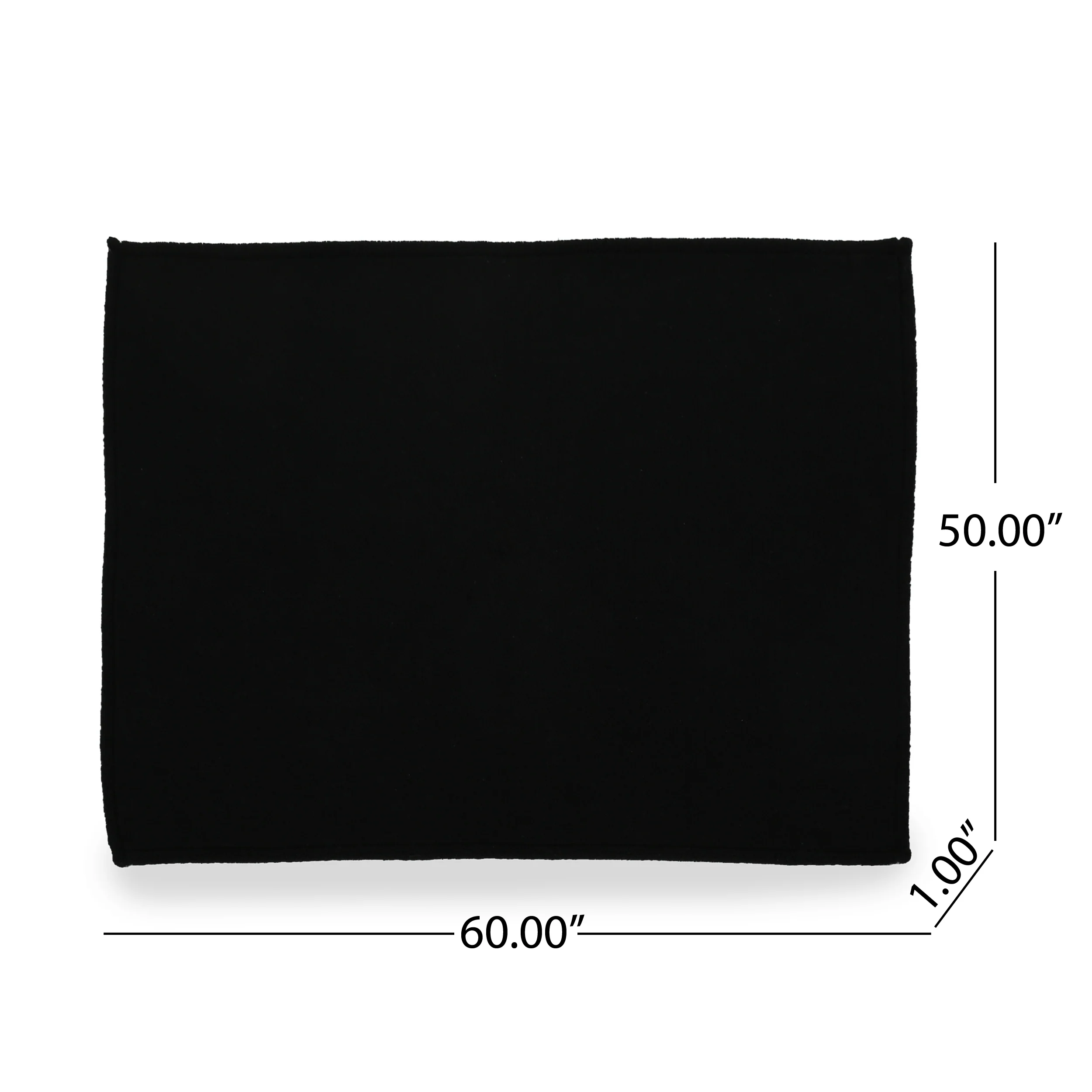 Fern Modern Yarn Throw Blanket, Black - furnishings