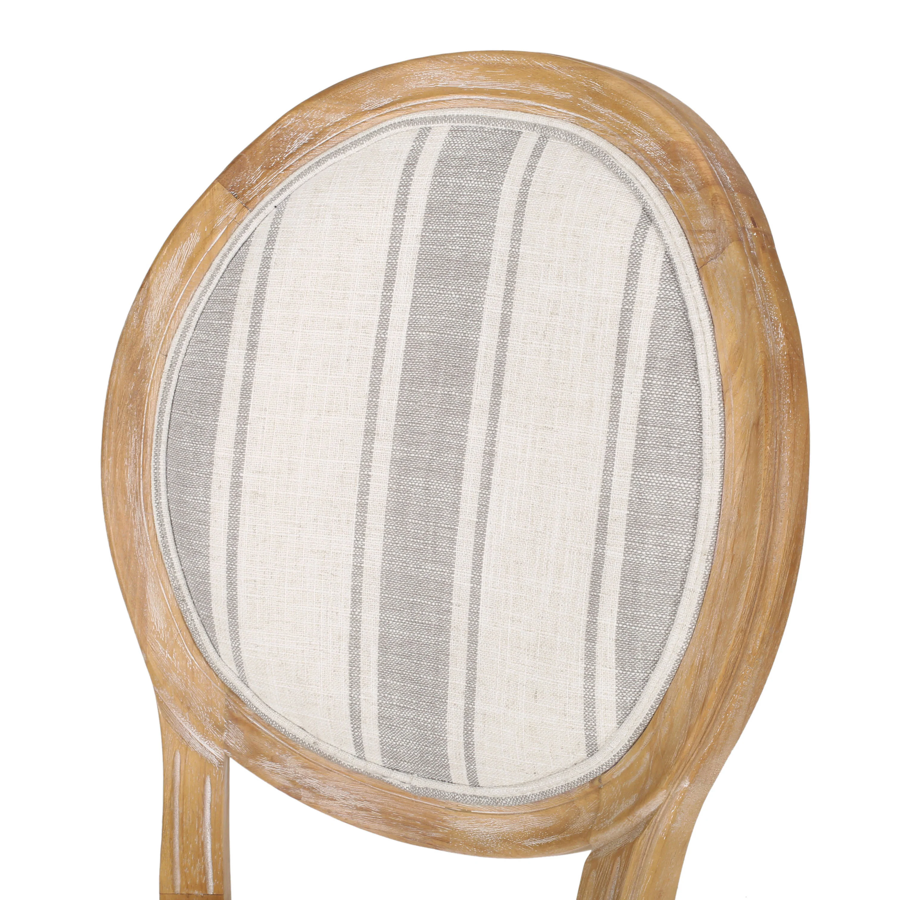 Lariya French Country Fabric Dining Chairs - furnishings