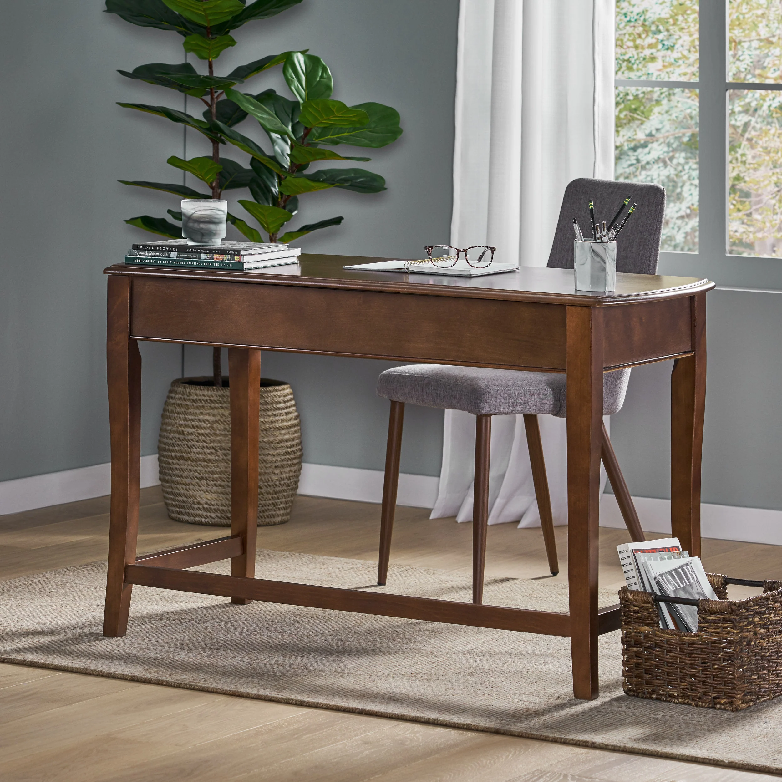 Rishab Transitional Lift-Top Standing Desk - furnishings