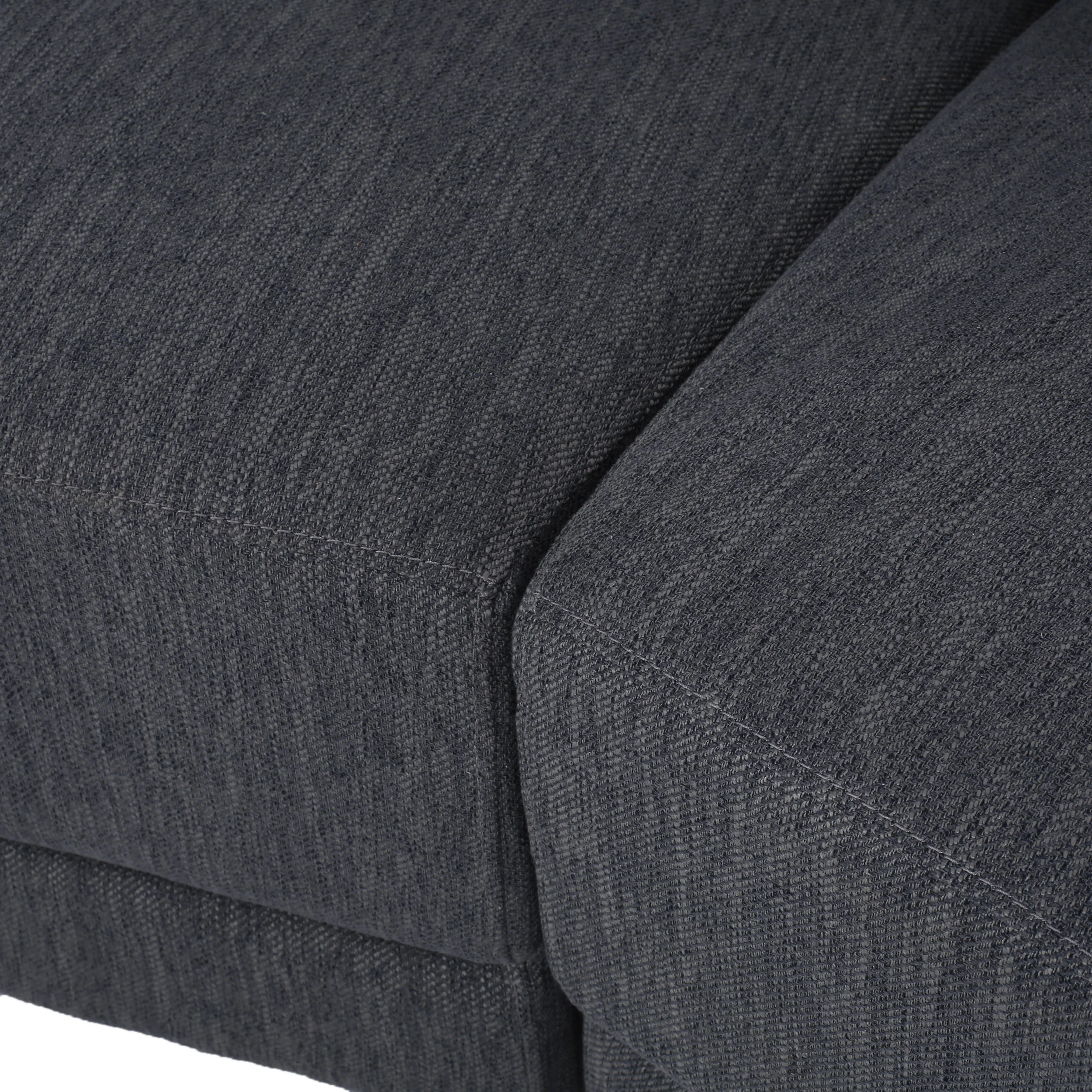McCardell Contemporary Fabric 3 Seater Curved Sectional Sofa - furnishings