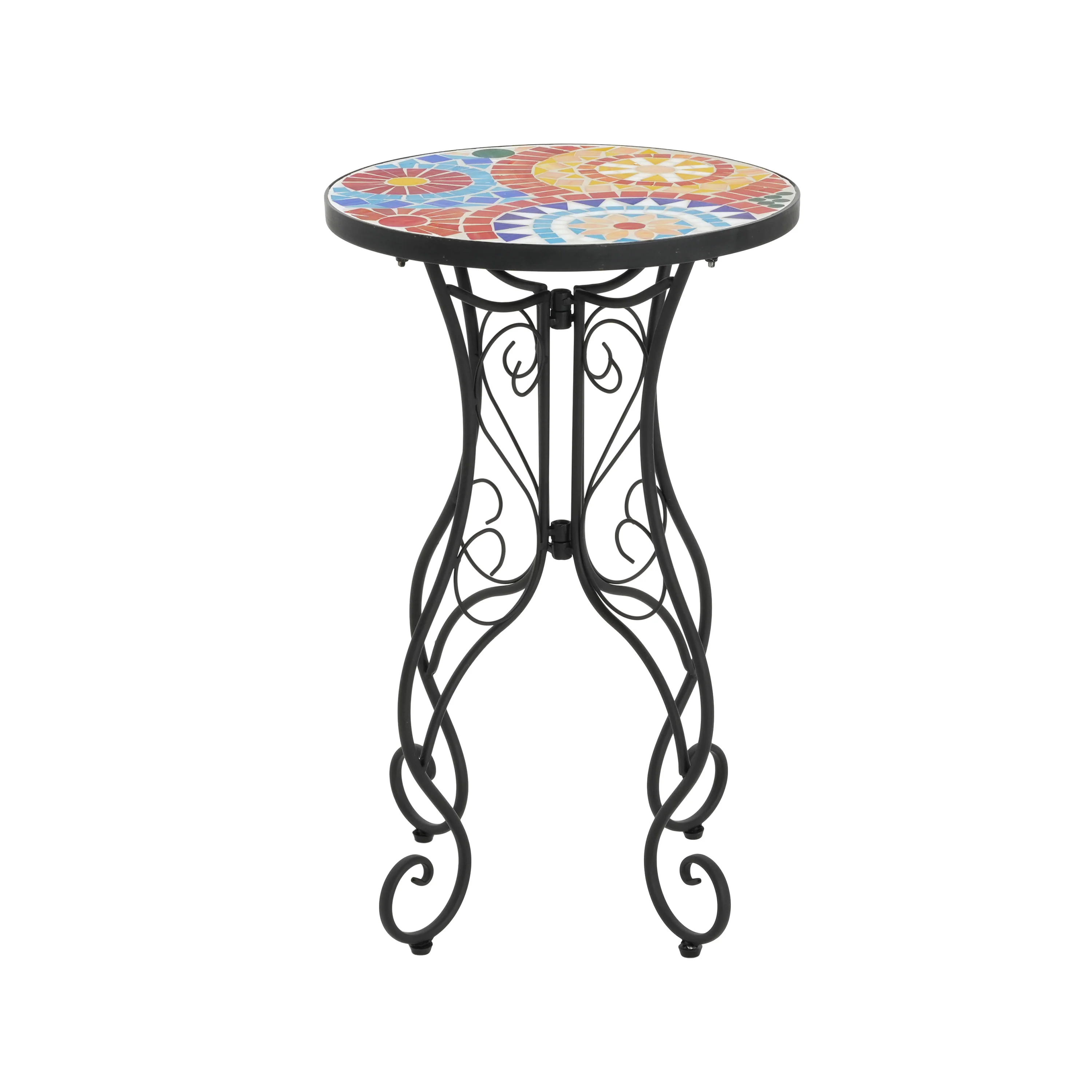 Thanee Outdoor Patio Round Side Table - furnishings