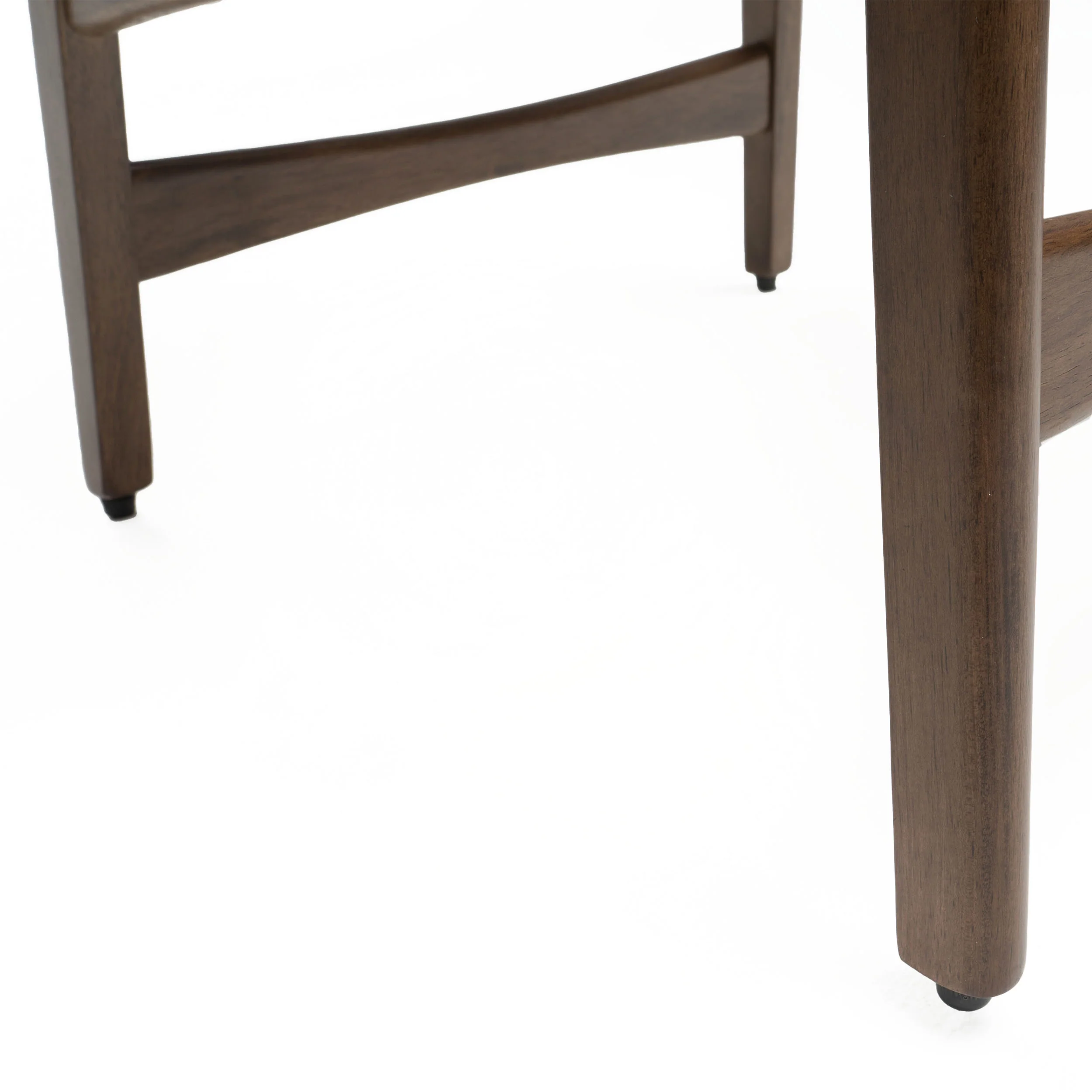 Molle Walnut Finish Mid-Century Modern 24-Inch Counter Stools (Set of 2) - furnishings