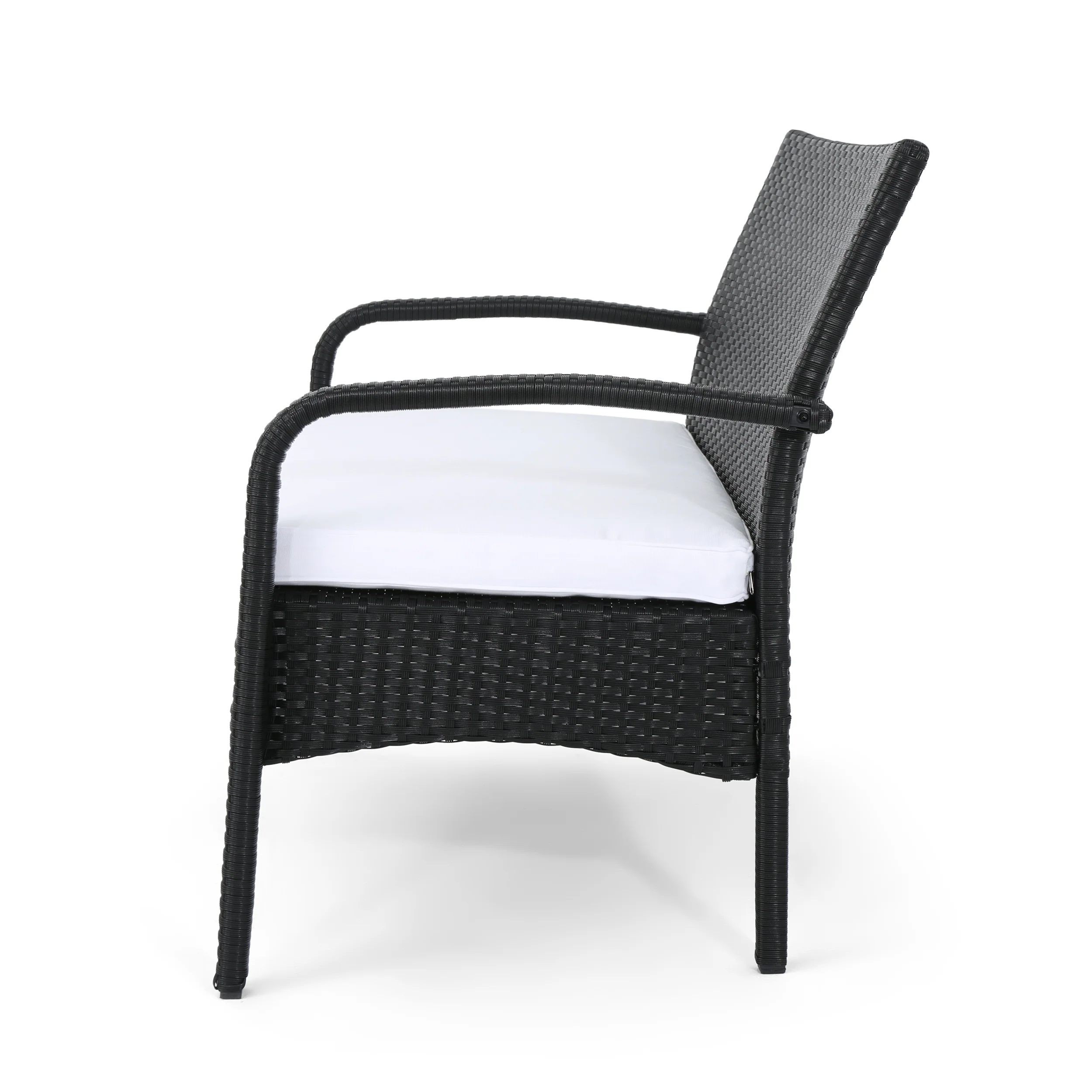 Carmela Outdoor 8 Seater Wicker Chat Set with Cushions - furnishings