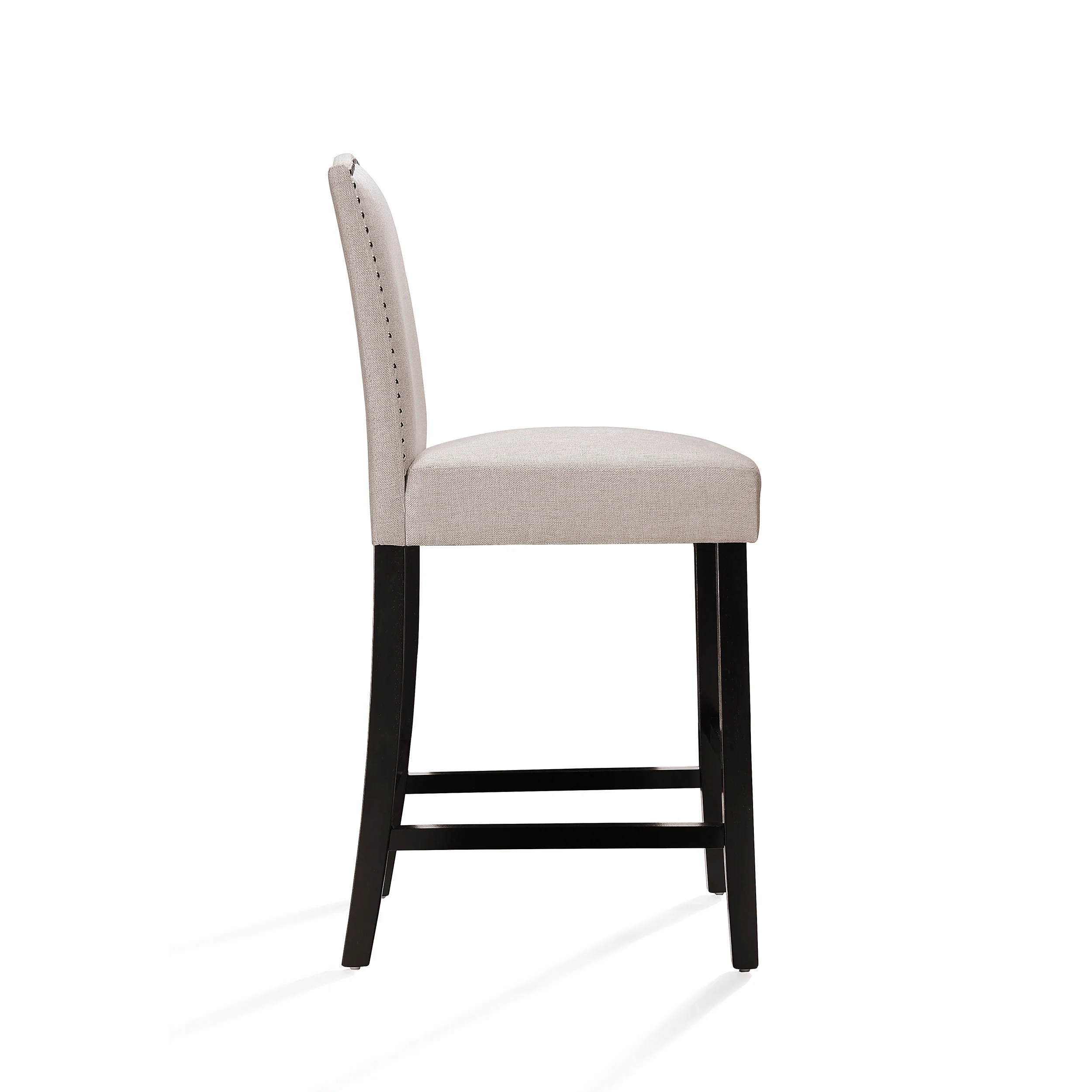 Kainu Wheat Fabric Counter Stools, Set of 2 - furnishings
