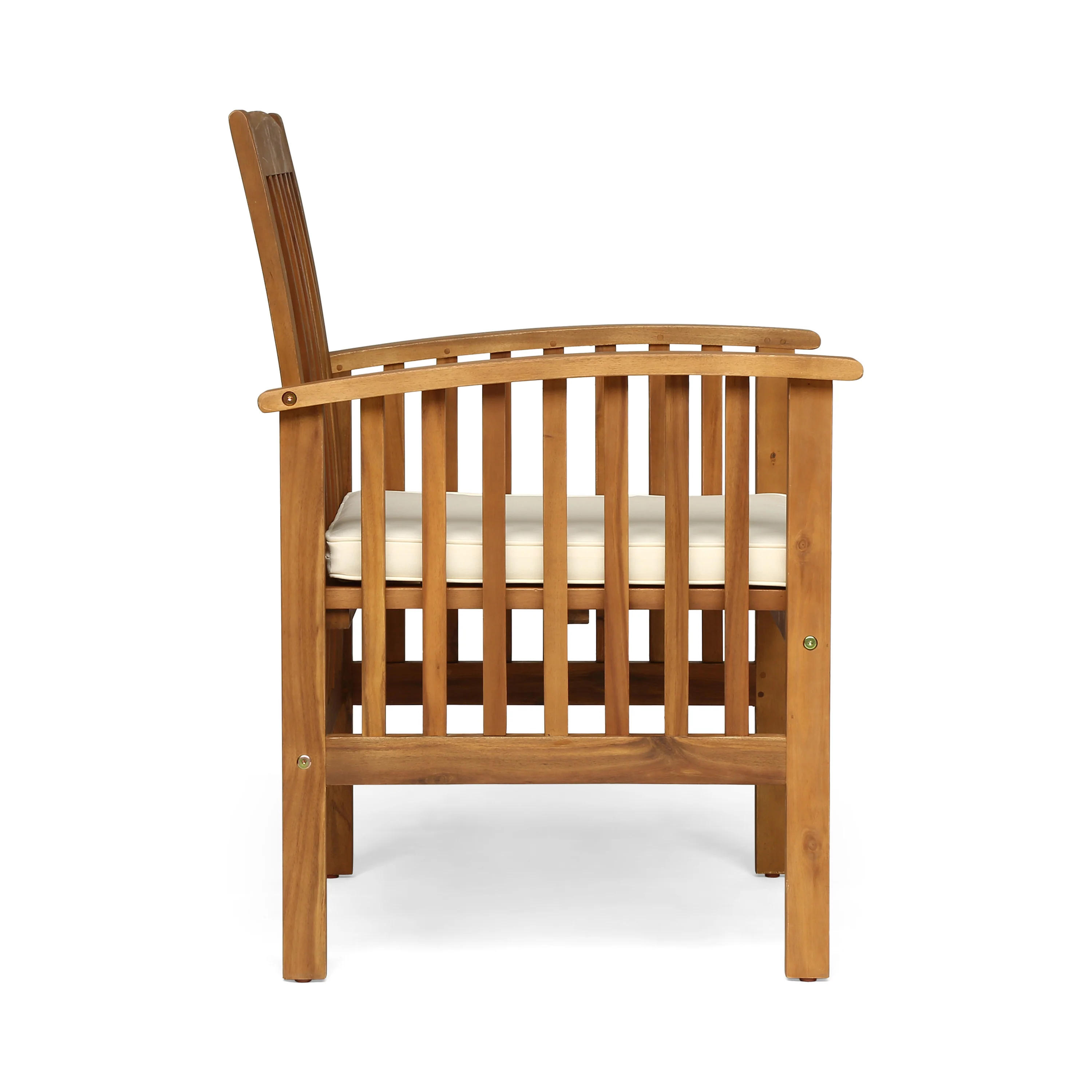 Bowdon Outdoor 6 Seater Expandable Acacia Wood Dining Set - furnishings