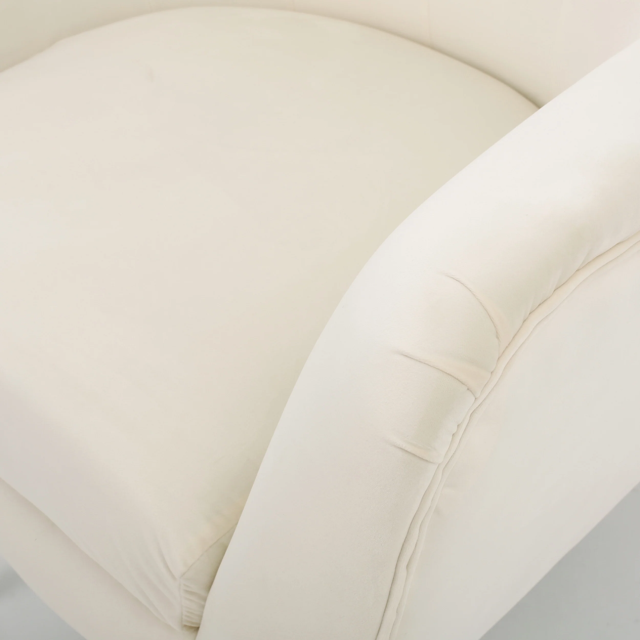 Mae Velvet Tufted Wingback Armchair - furnishings