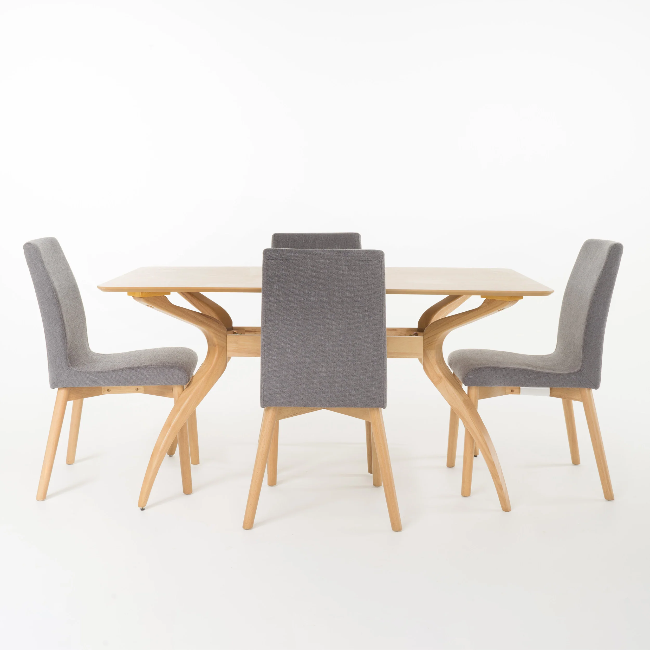 Katherine Mid-Century Modern 5 Piece Dining Set - furnishings