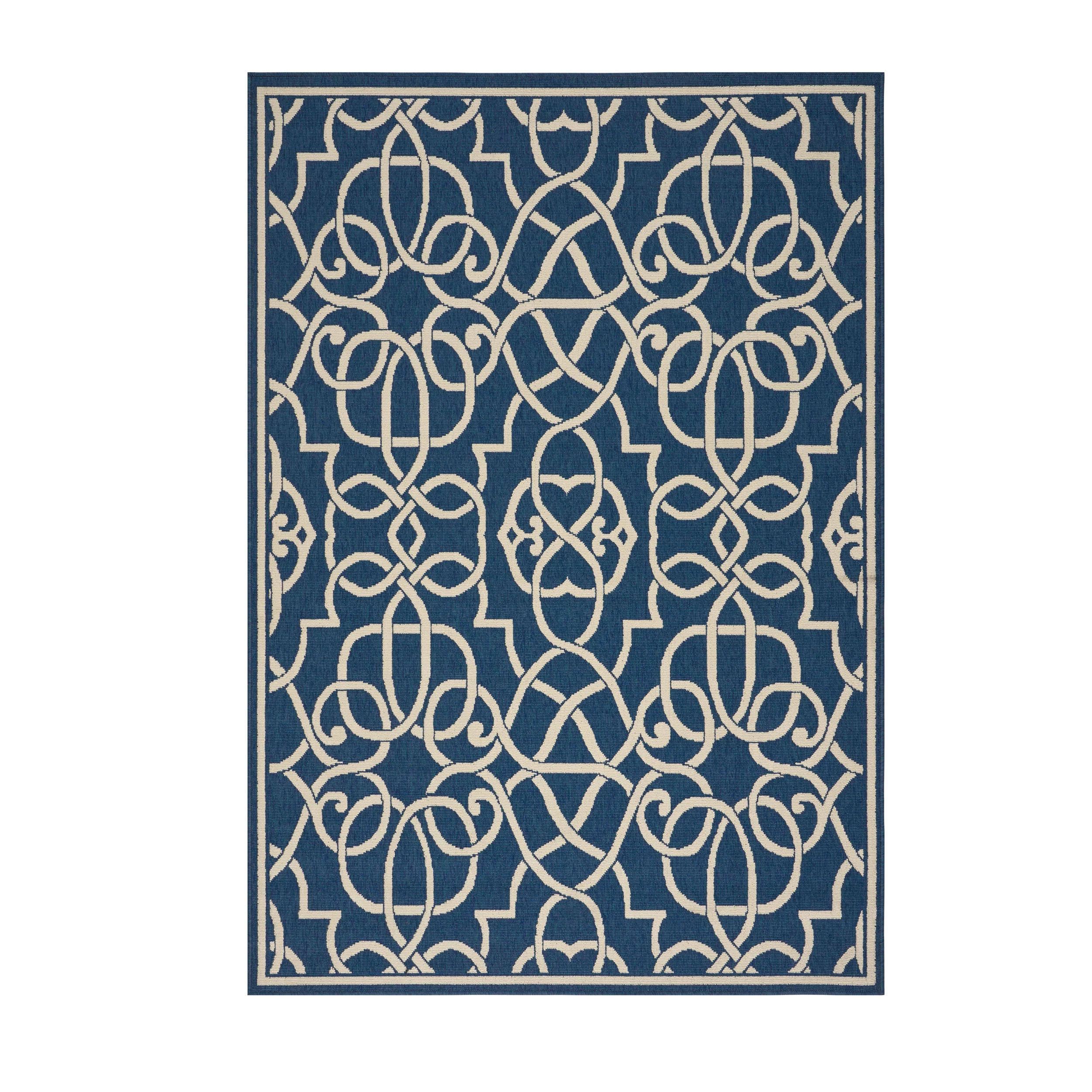 Alfonso Outdoor Geometric Area Rug - furnishings