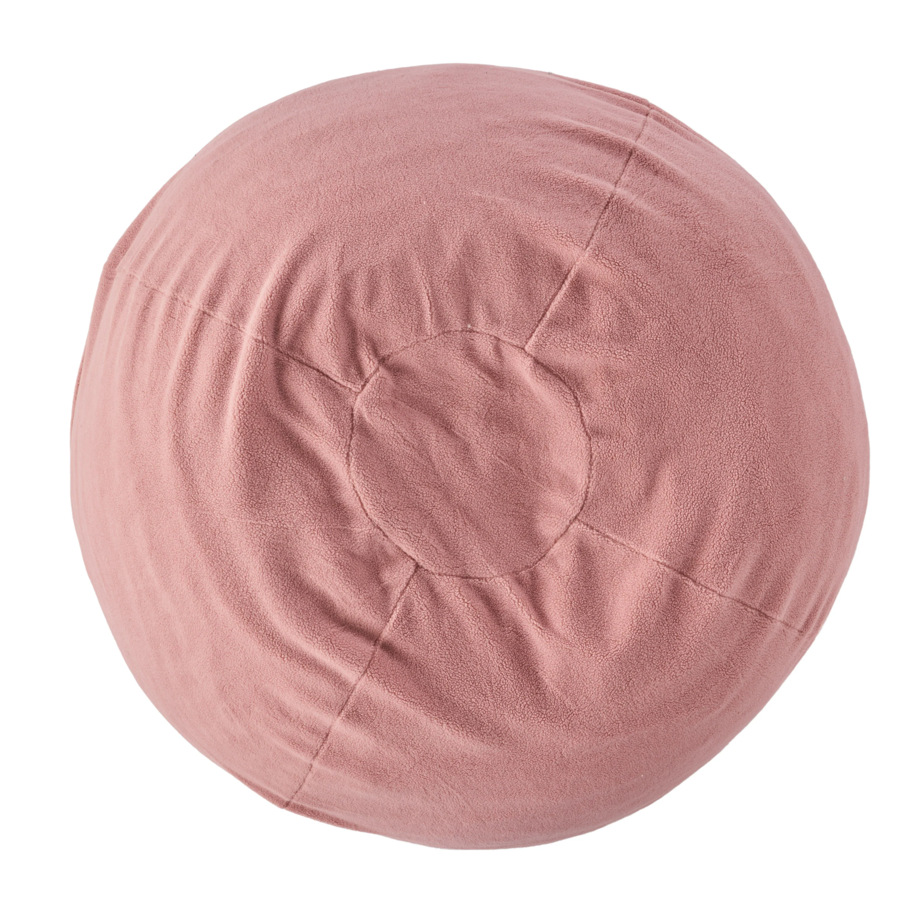 Achille Modern Shearling 5 Foot Bean Bag - furnishings
