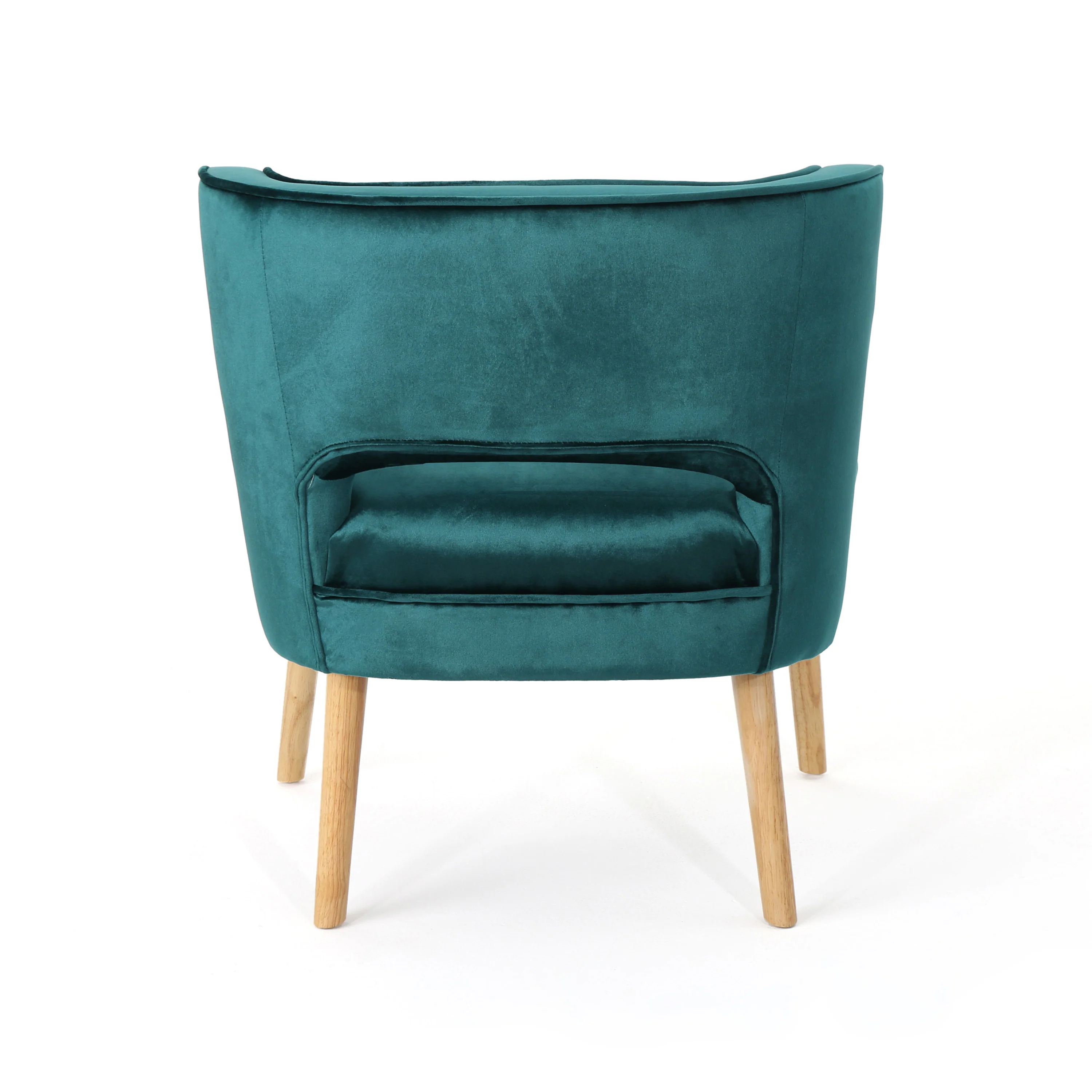Michaela Mid Century Modern Velvet Accent Chair - furnishings
