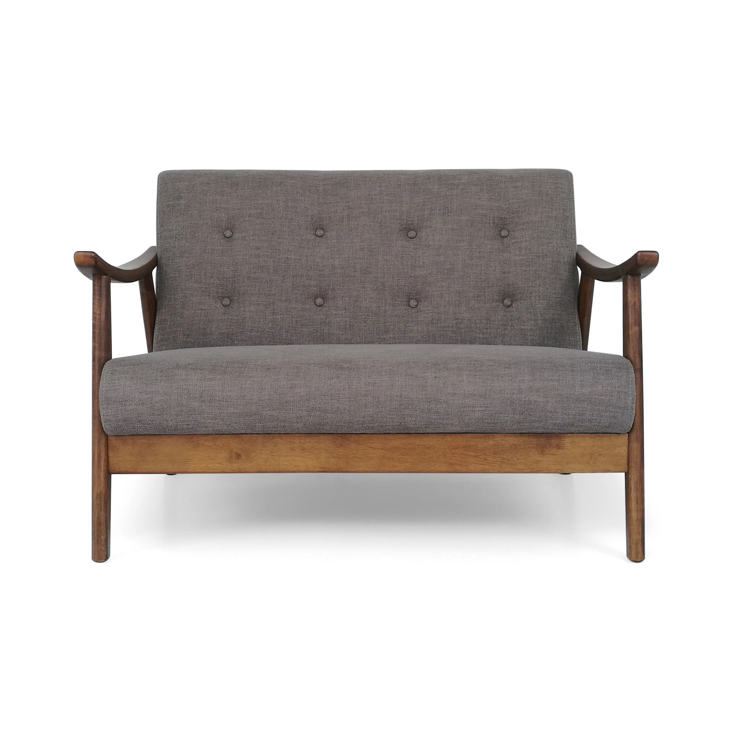 Redding Mid-Century Modern Settee - furnishings