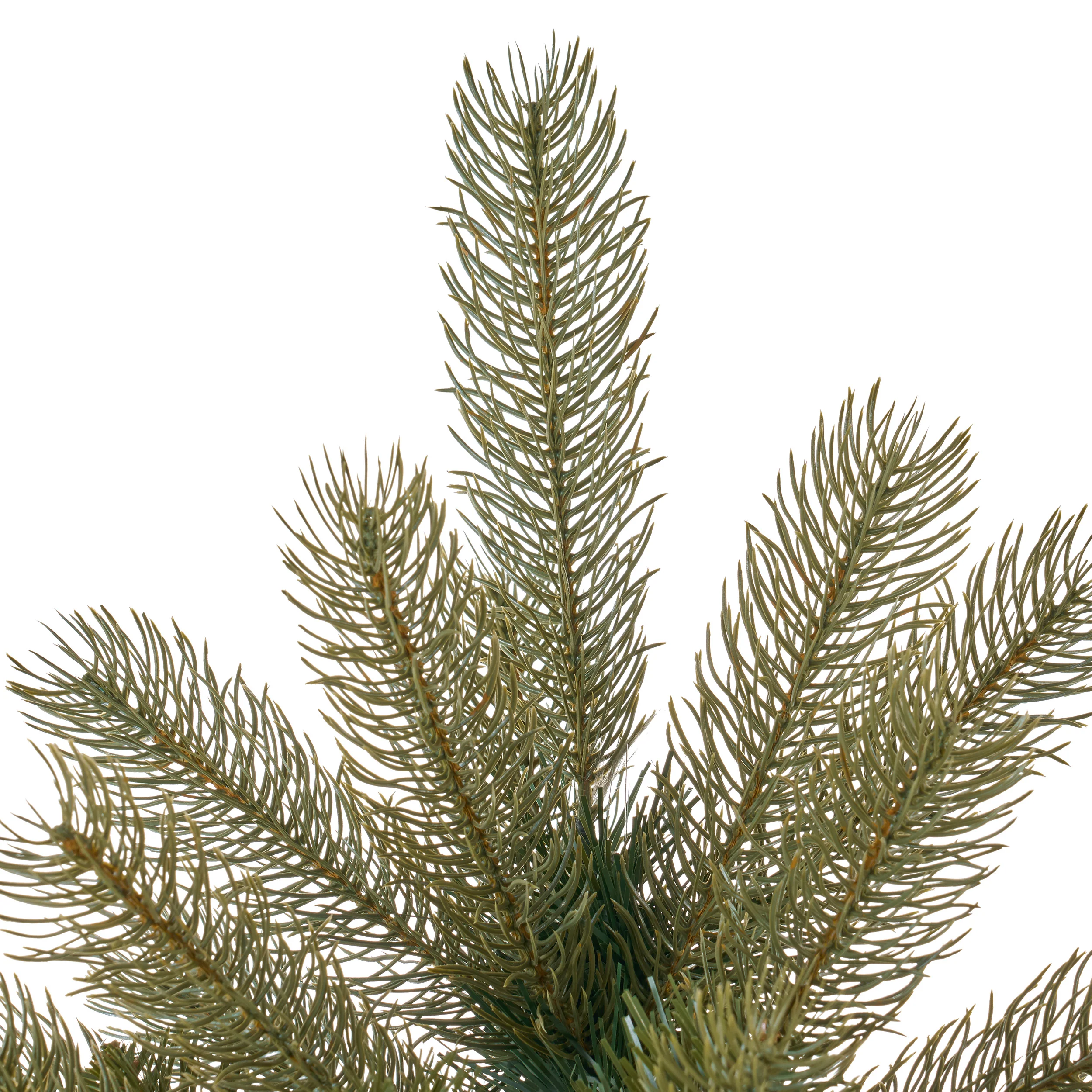 9-foot Mixed Spruce Hinged Artificial Christmas Tree - furnishings
