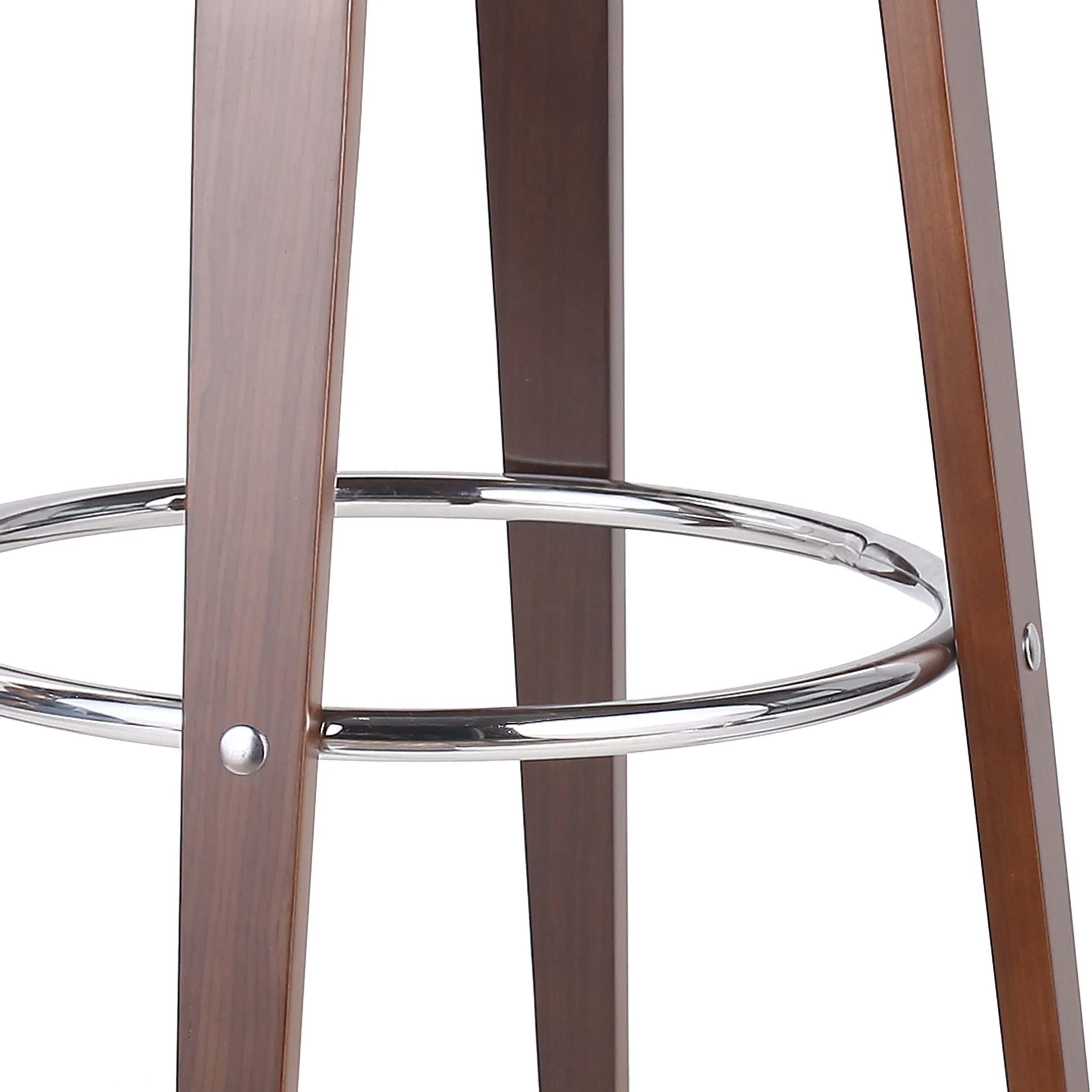 Candler Mid-Century Modern Upholstered Swivel Barstool - furnishings