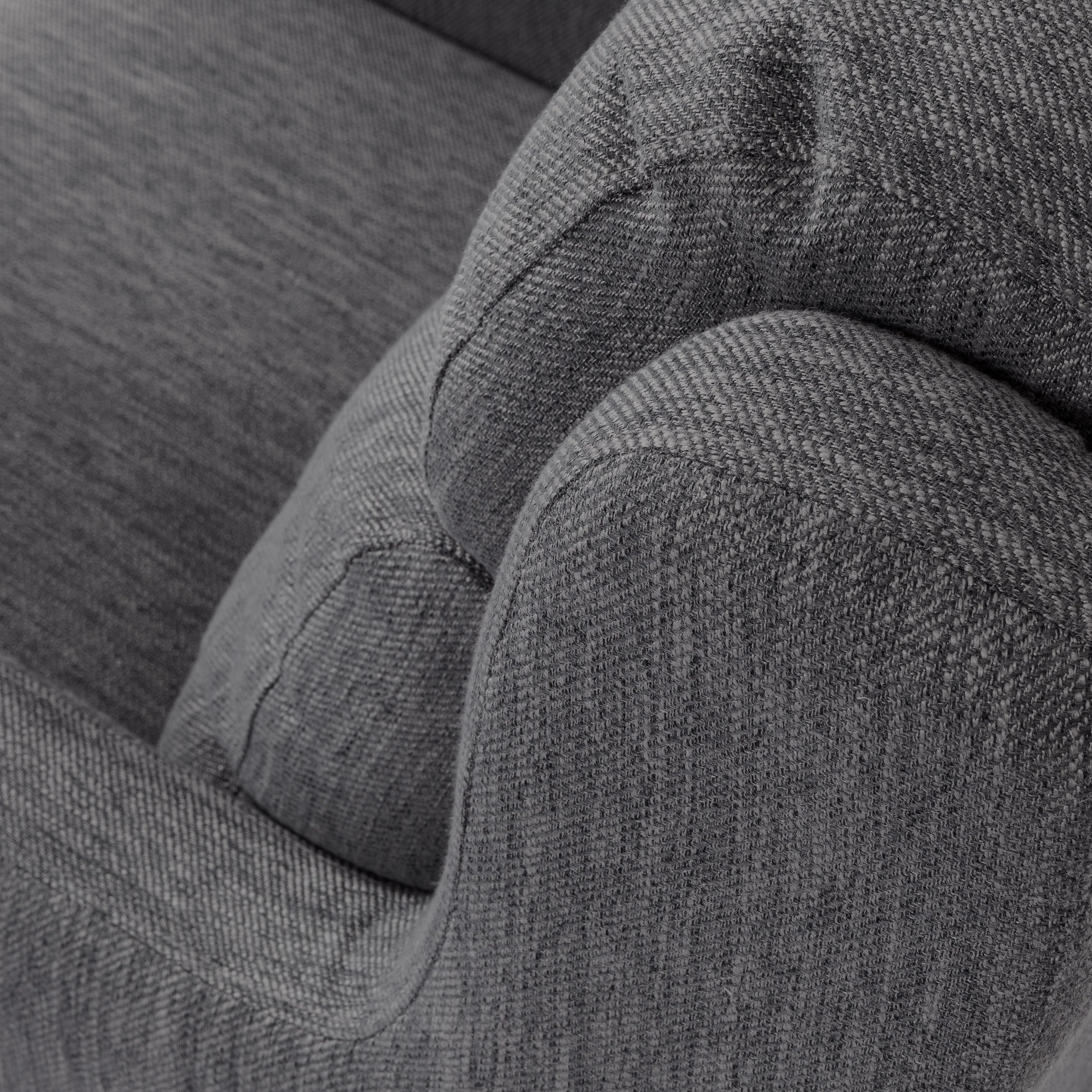Baden Contemporary Pillow Tufted Fabric Club Chair - furnishings