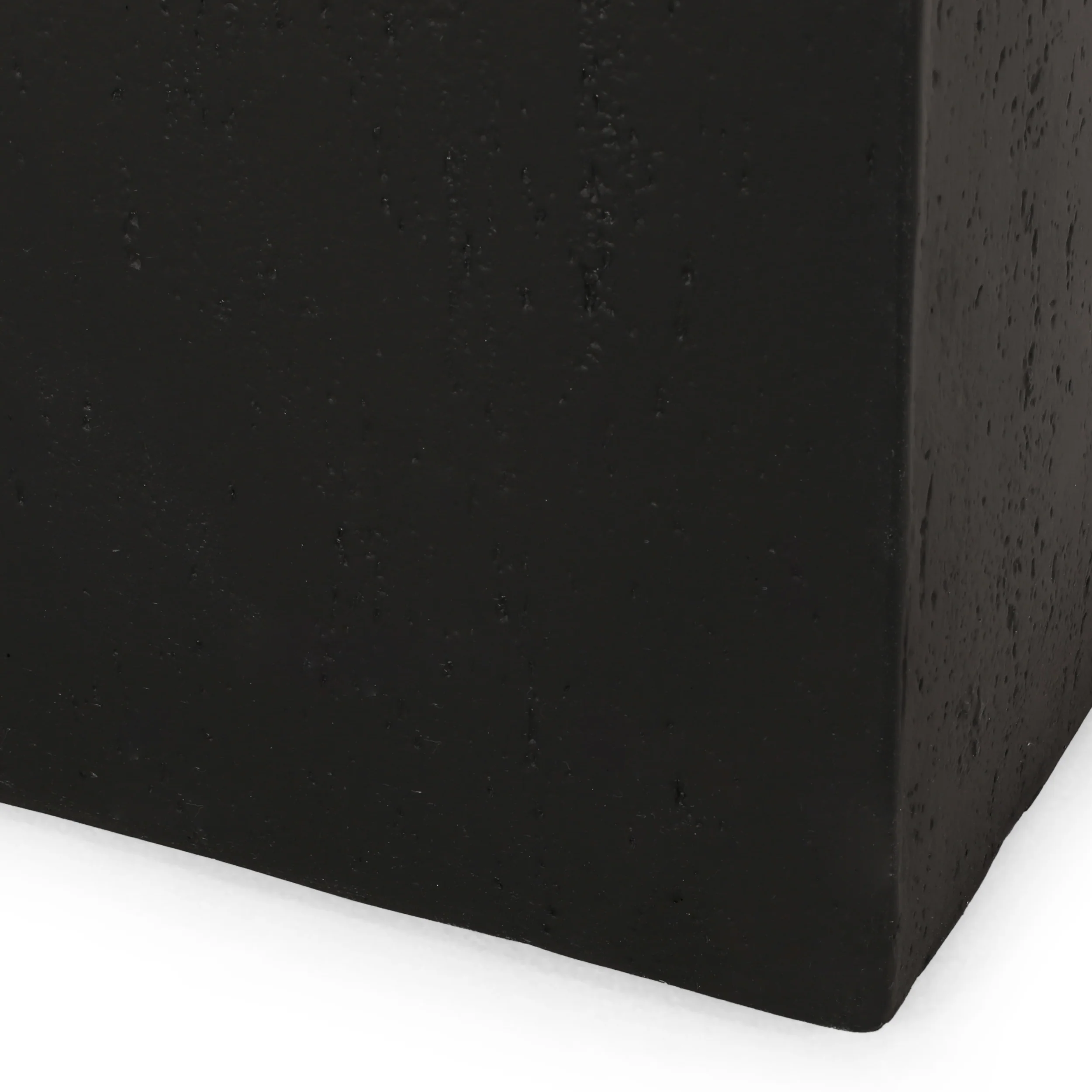 Fardeen Outdoor Modern Cast Stone Rectangular Planter - furnishings