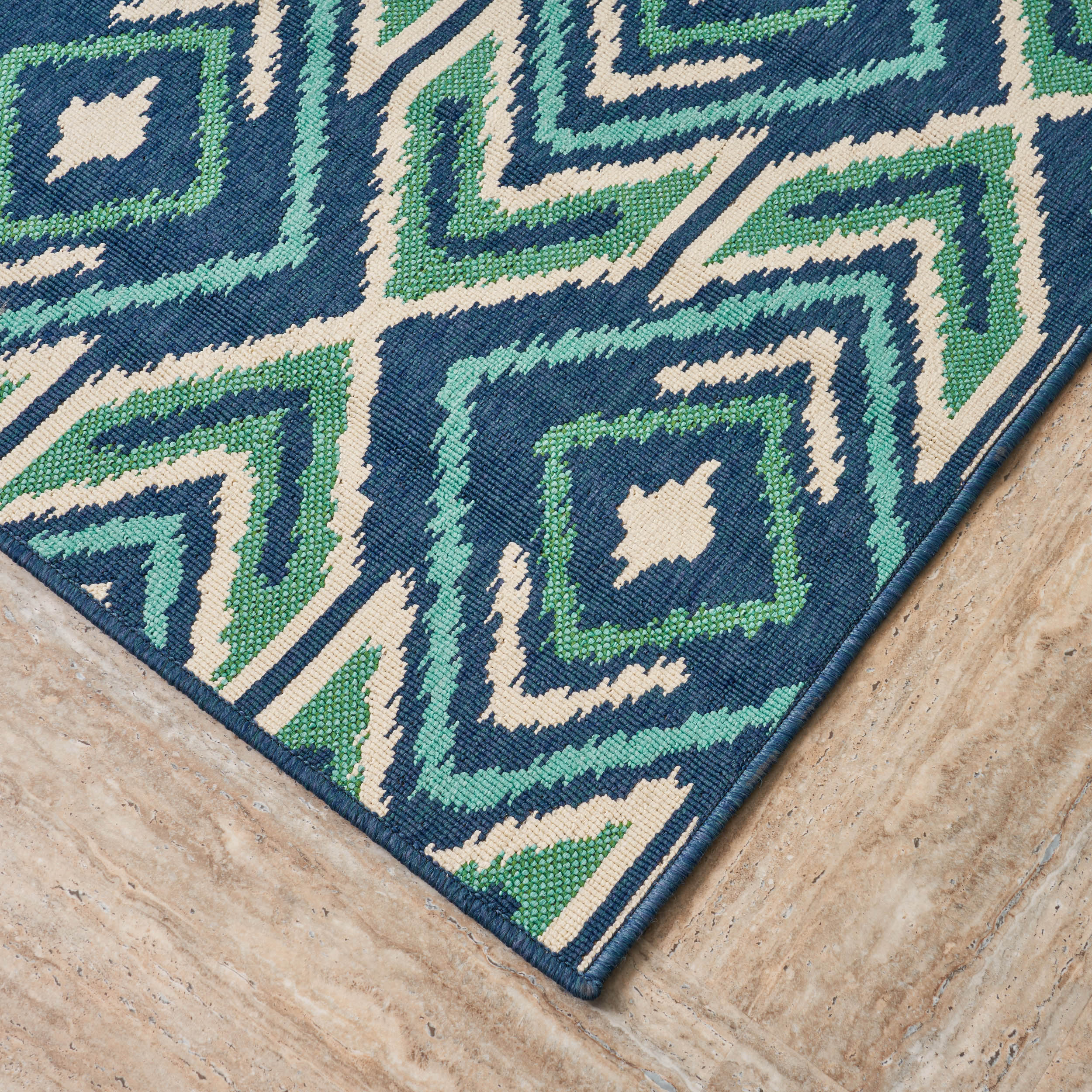 Heather Outdoor Geometric Area Rug - furnishings