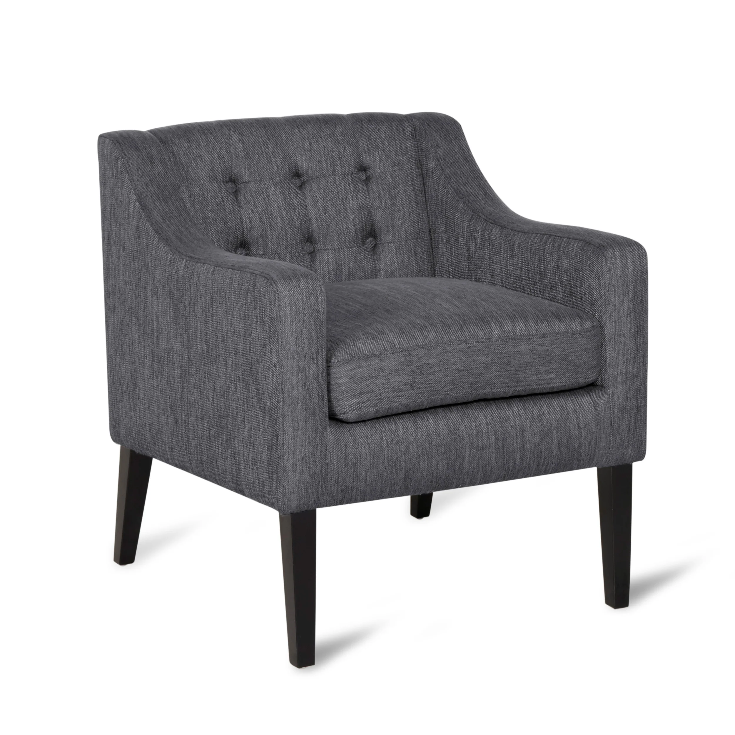 Aragon Contemporary Fabric Tufted Accent Chair - furnishings