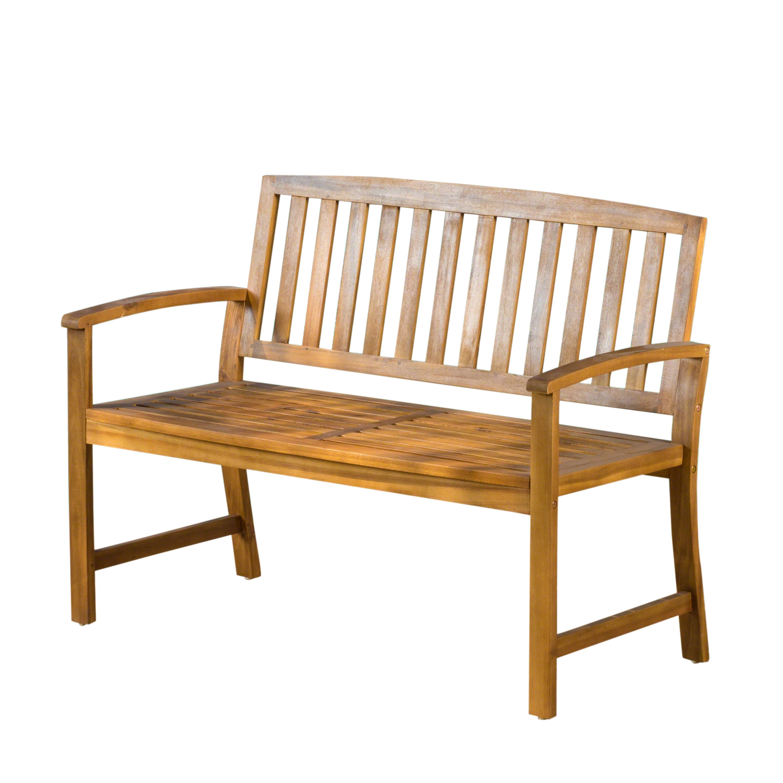 Tamika Teak Finish Acacia Bench - furnishings