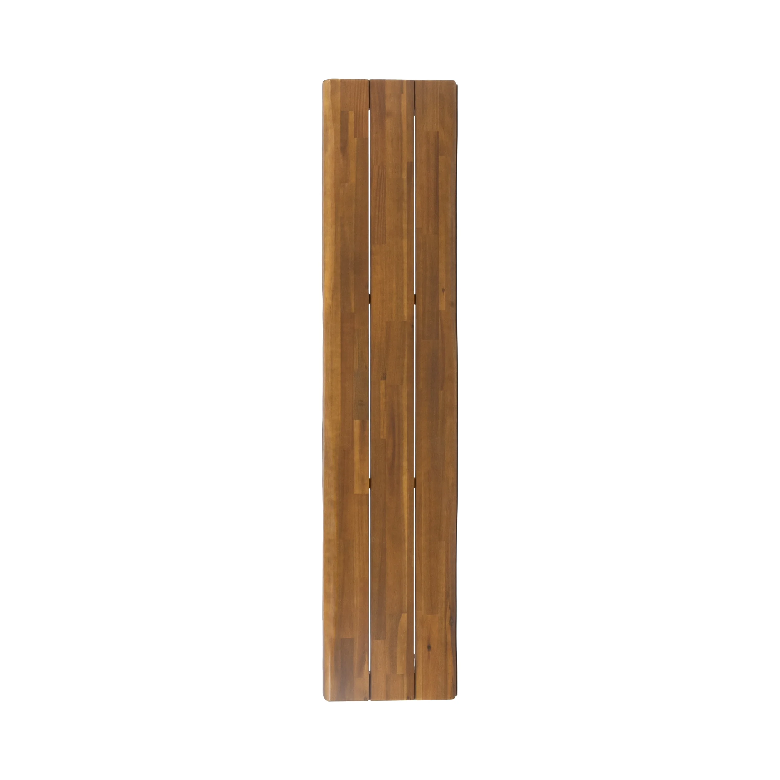 Zephyra Outdoor Modern Industrial Acacia Wood Bench with Metal Hairpin Legs - furnishings