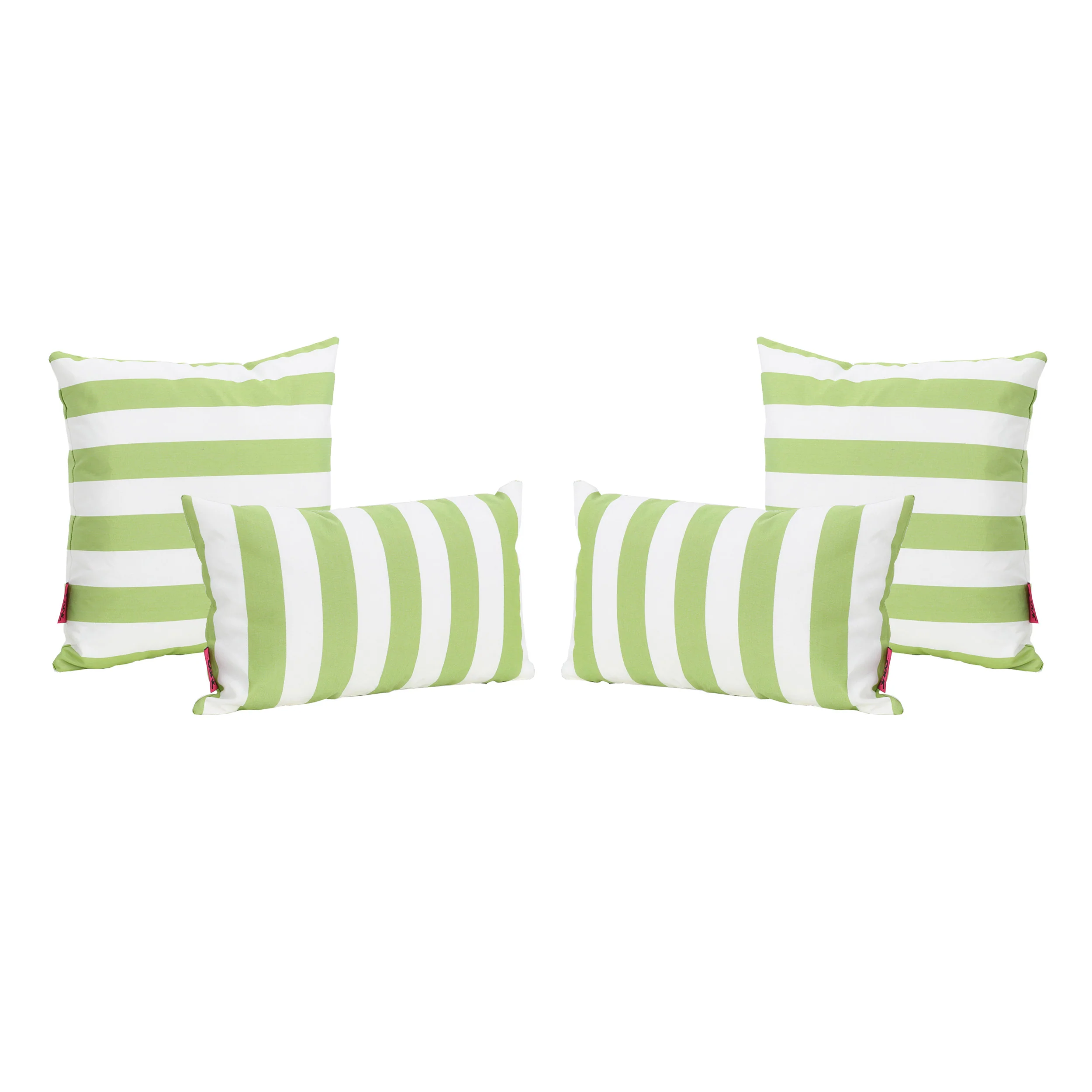 La Jolla Outdoor Water Resistant Square and Rectangular Throw Pillows - Set of 4 - furnishings