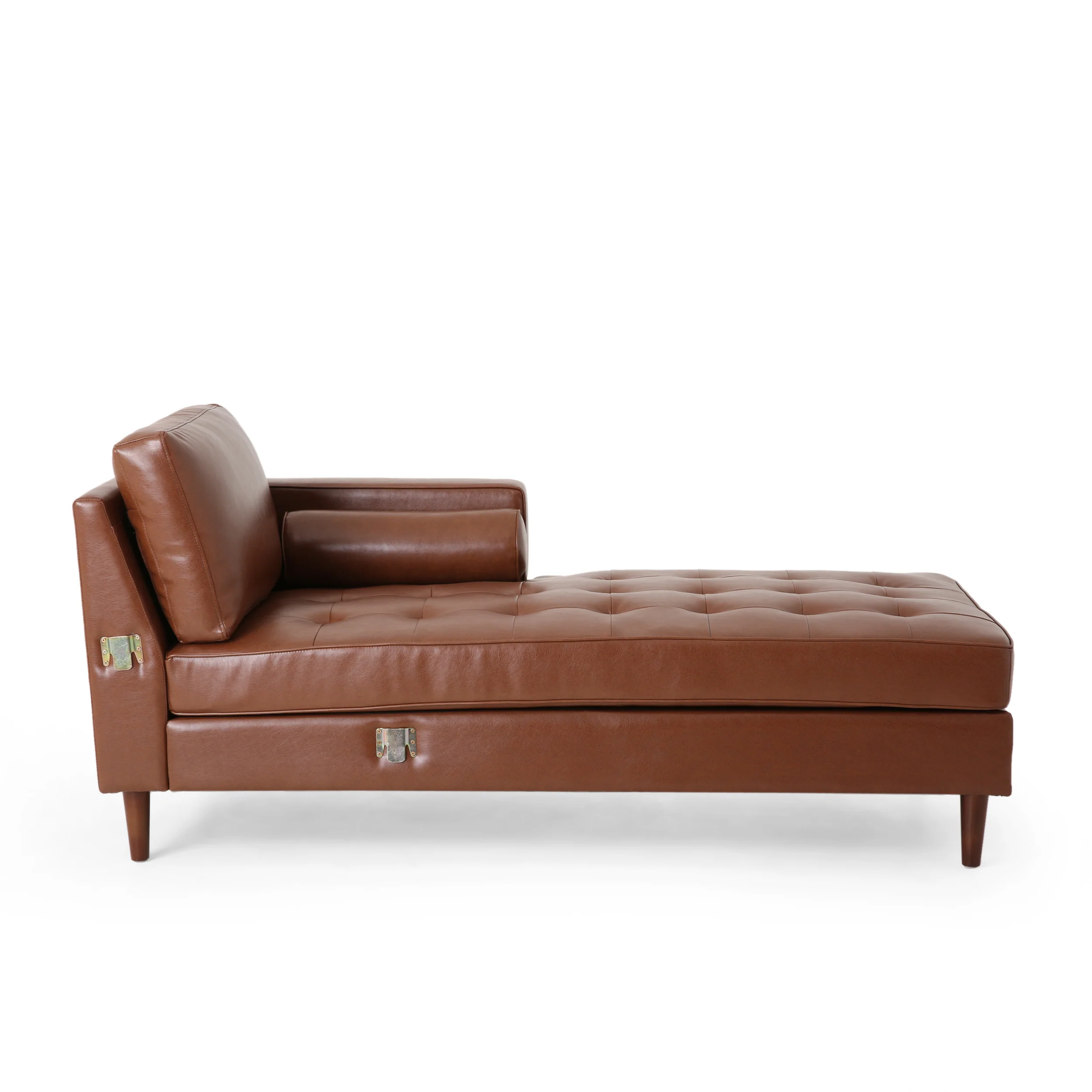 Lockbourne Contemporary Tufted Upholstered Chaise Sectional - furnishings