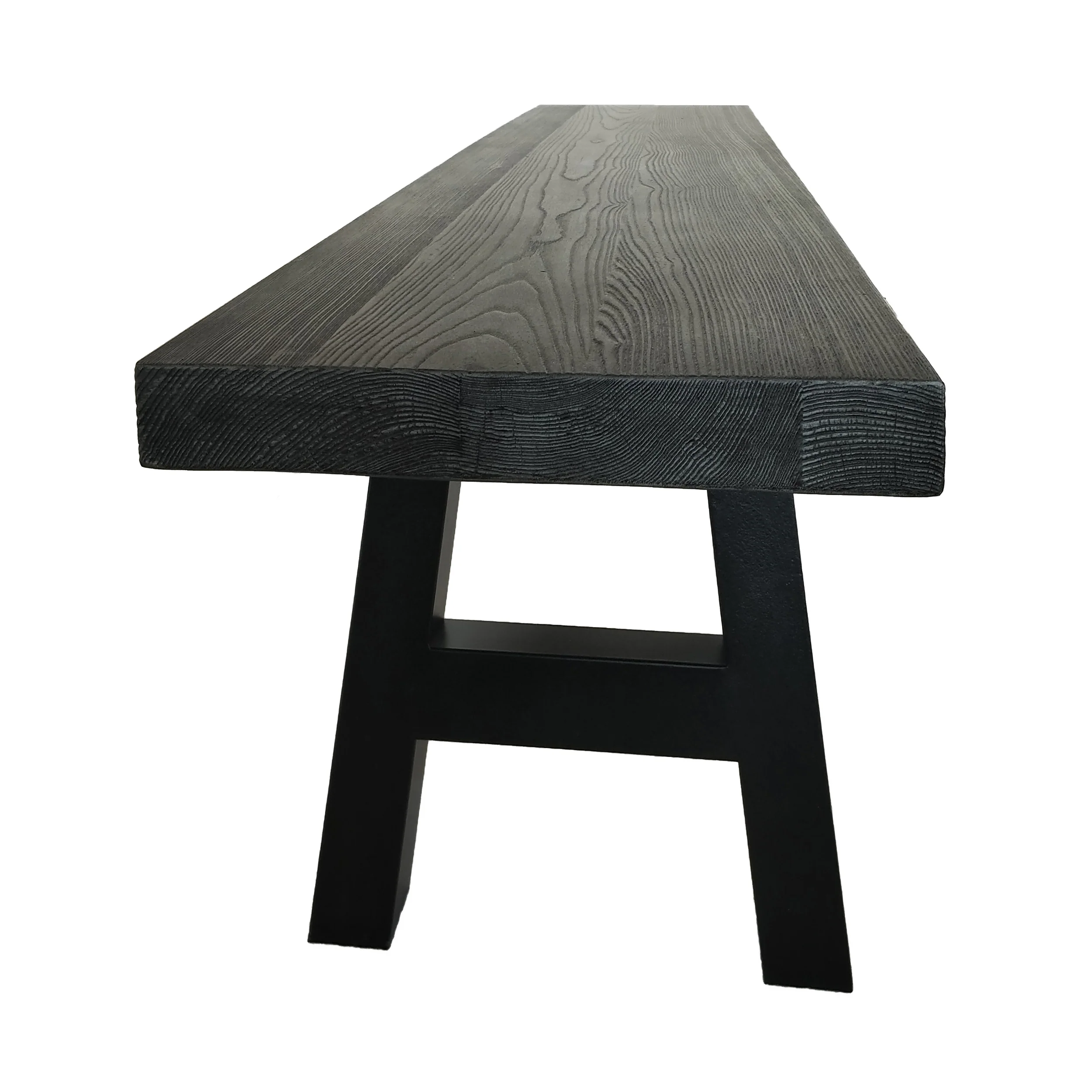 Edward Outdoor Light Weight Concrete Dining Bench - furnishings