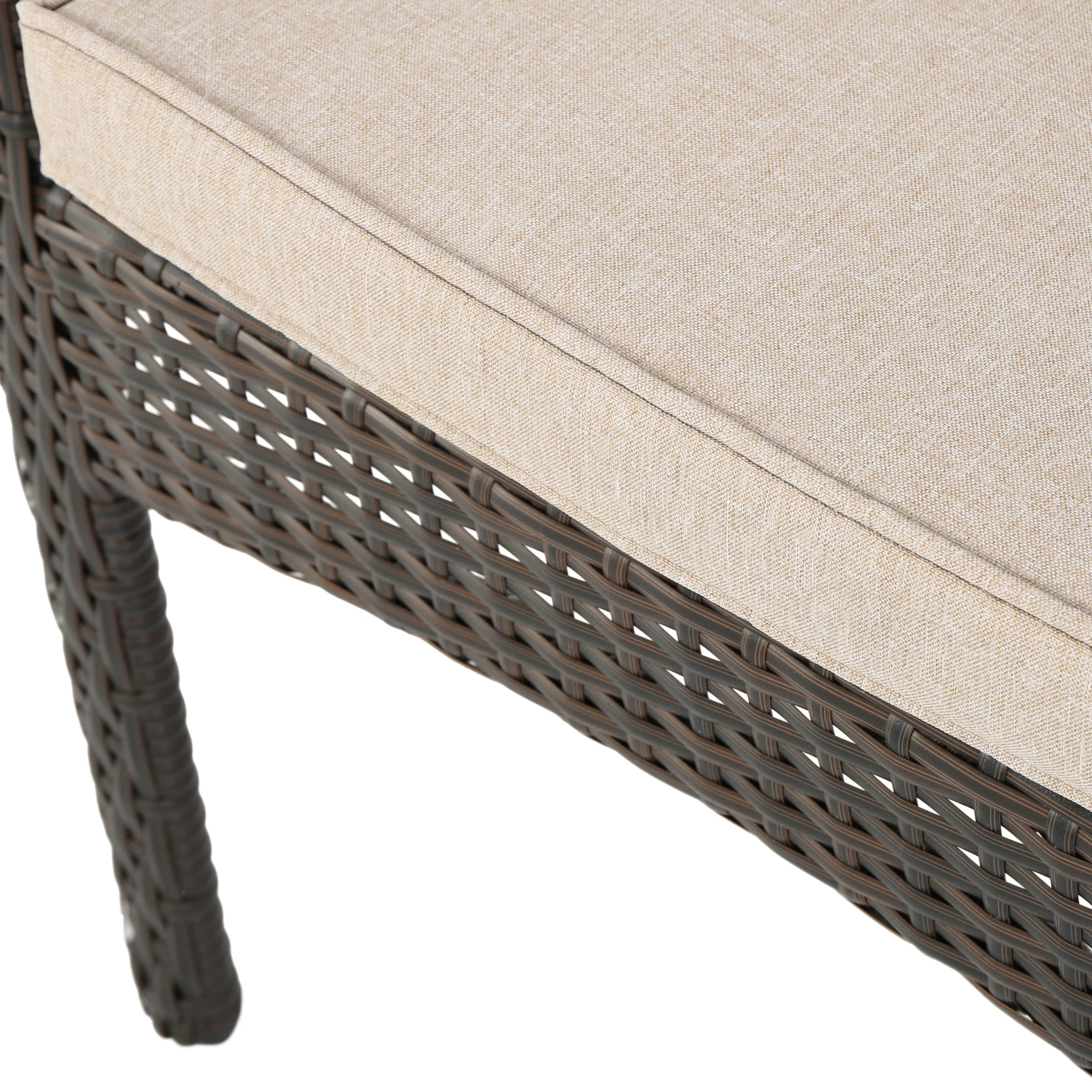 Addilynn Outdoor Wood and Wicker 8 Seater Dining Set - furnishings