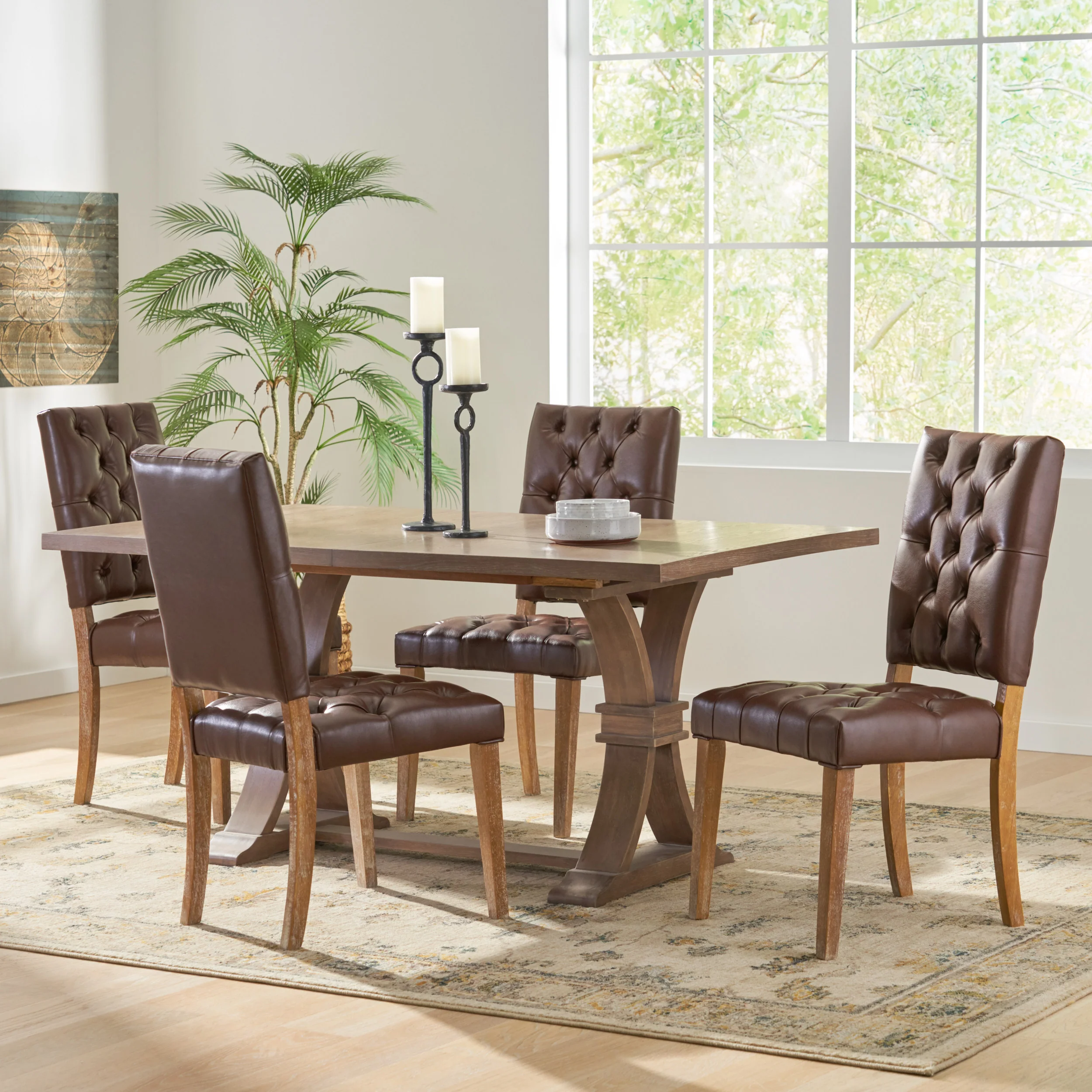 Welby Contemporary Tufted Dining Chairs, Set of 4 - furnishings