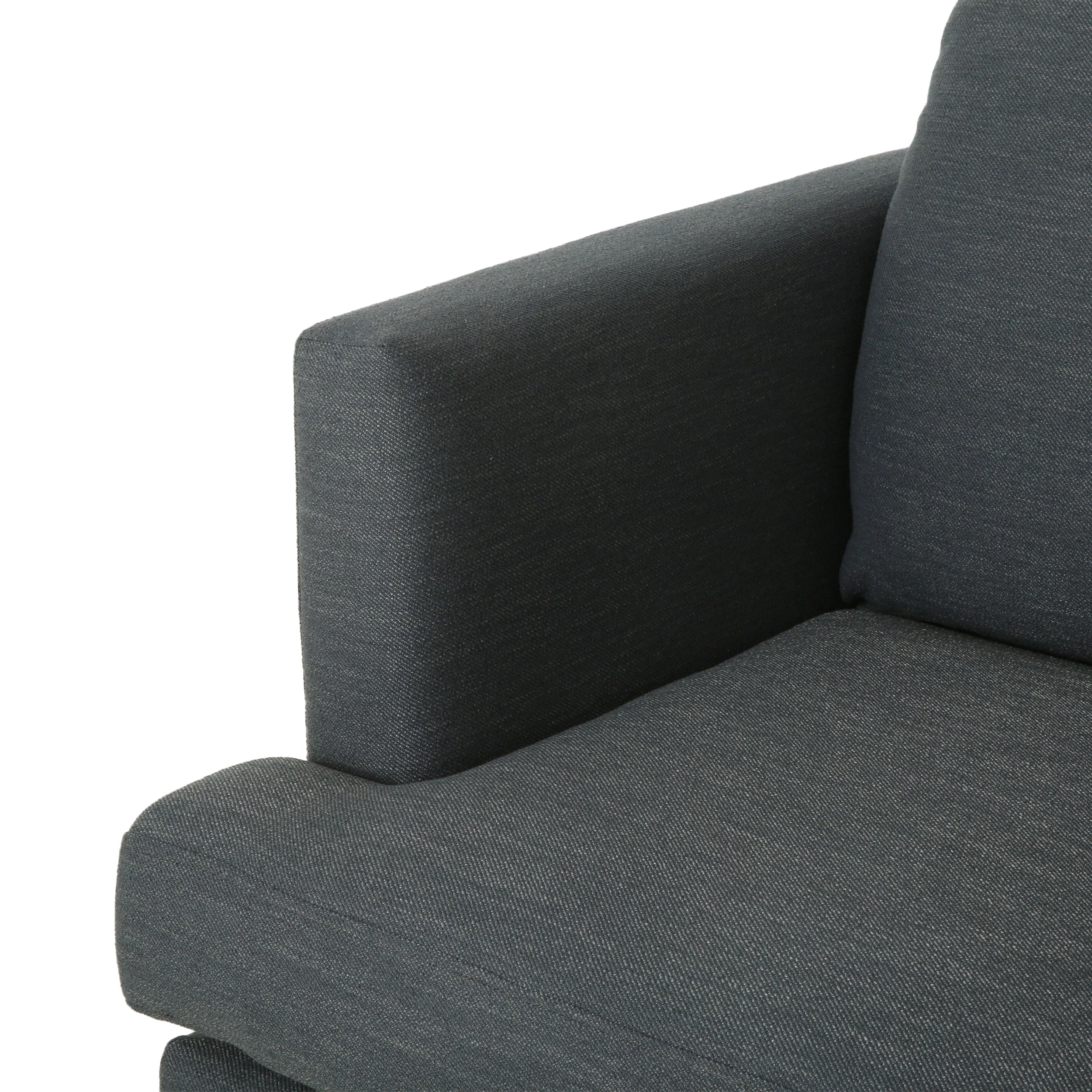 Zoha Modern Fabric 3 Seater Sofa - furnishings