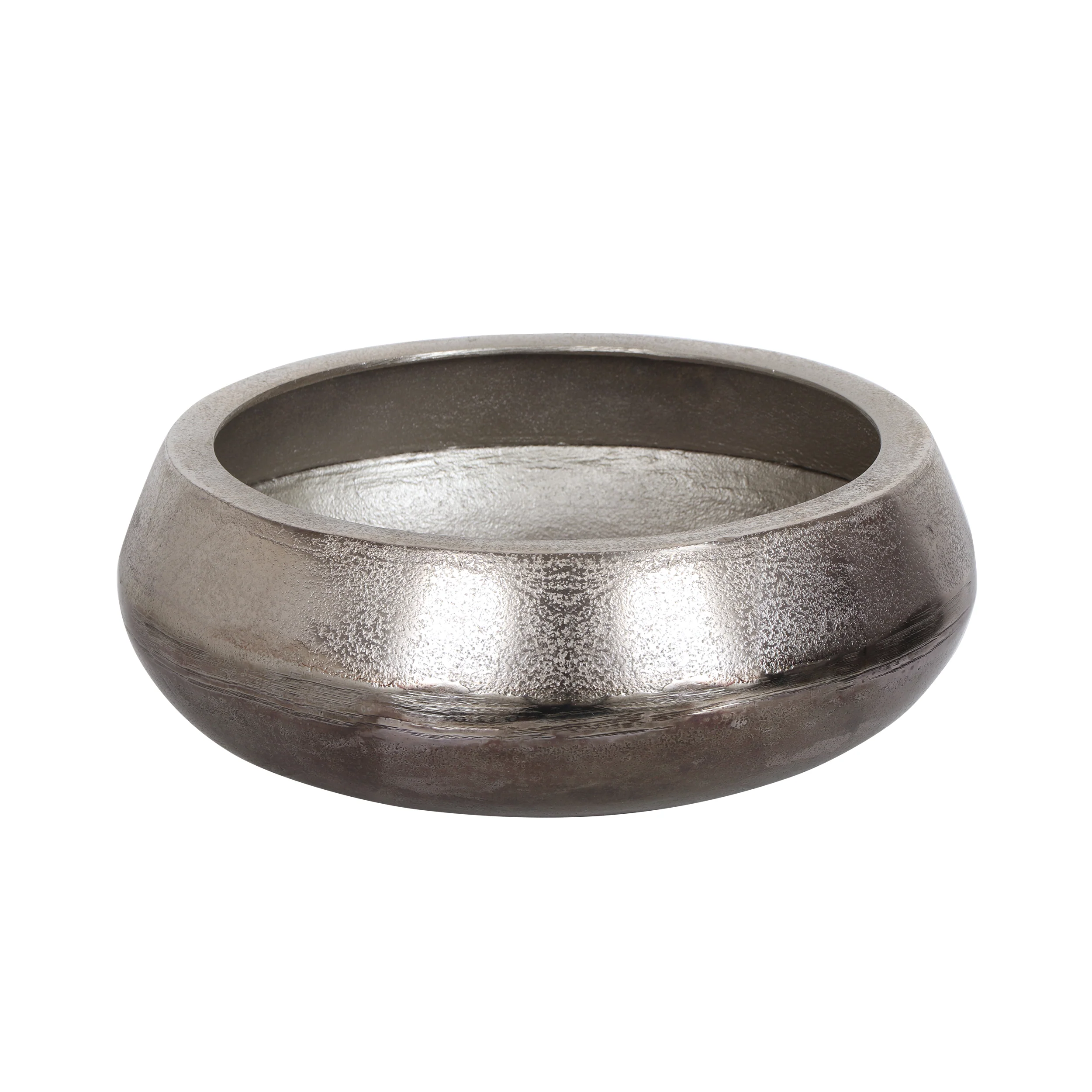 Seavey Handmade Aluminum Tabletop Planter, Silver - furnishings