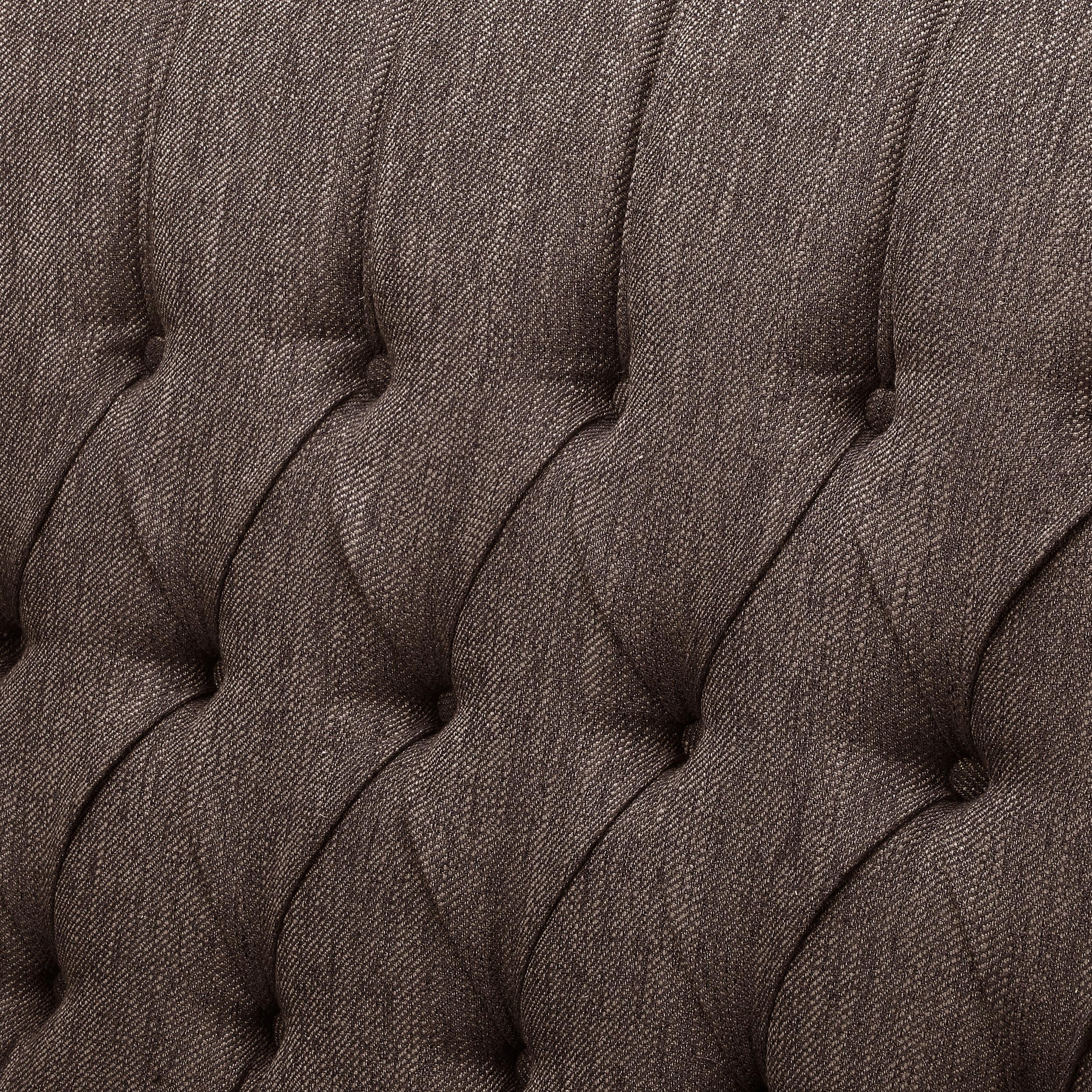 Salome Oversized Tufted Wingback Fabric Push Back Recliner - furnishings