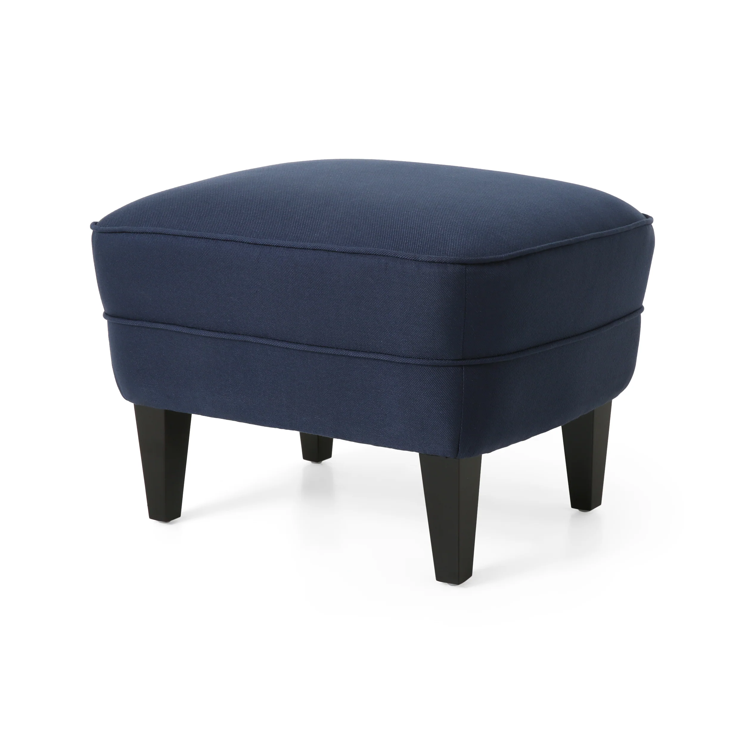 Jaxen Contemporary Tufted Fabric Club Chair and Ottoman Set - furnishings